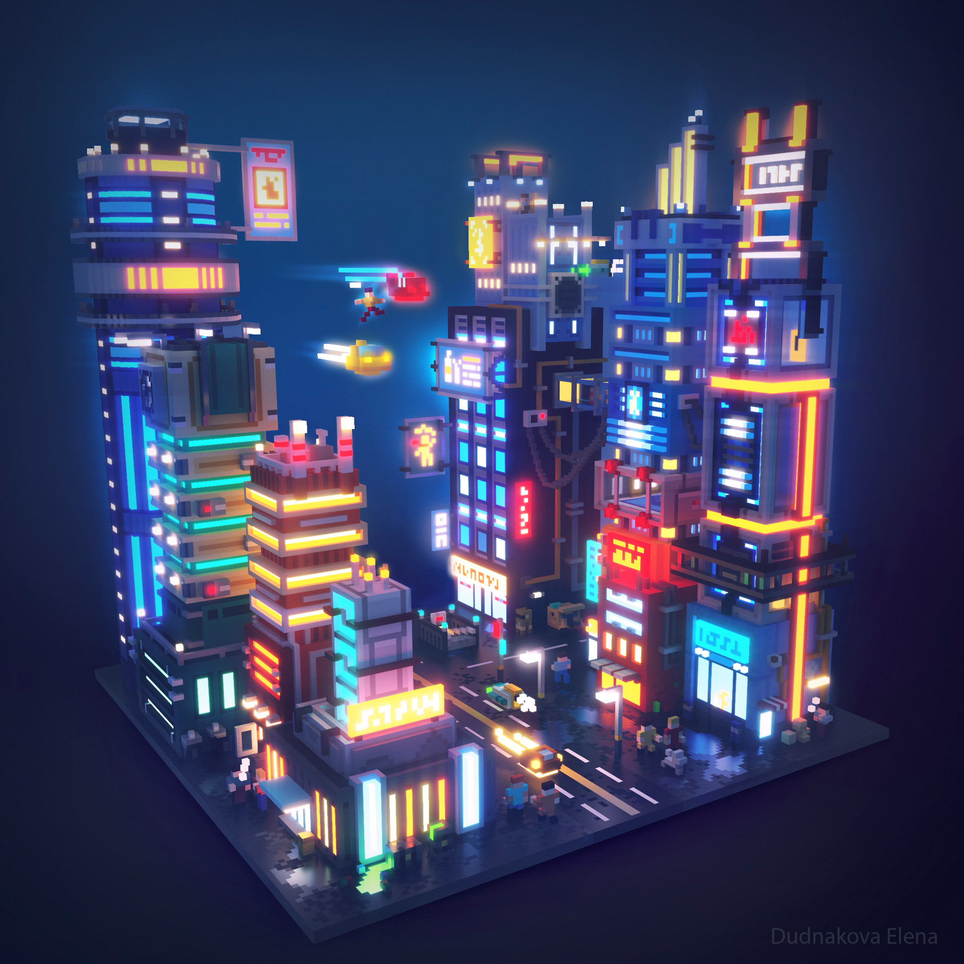 Wallpaper #nGgOHJMBSpphPi3-CSHM40 Ville Cyberpunk Cyberpunk City Arte Cyberpunk Futuristic City