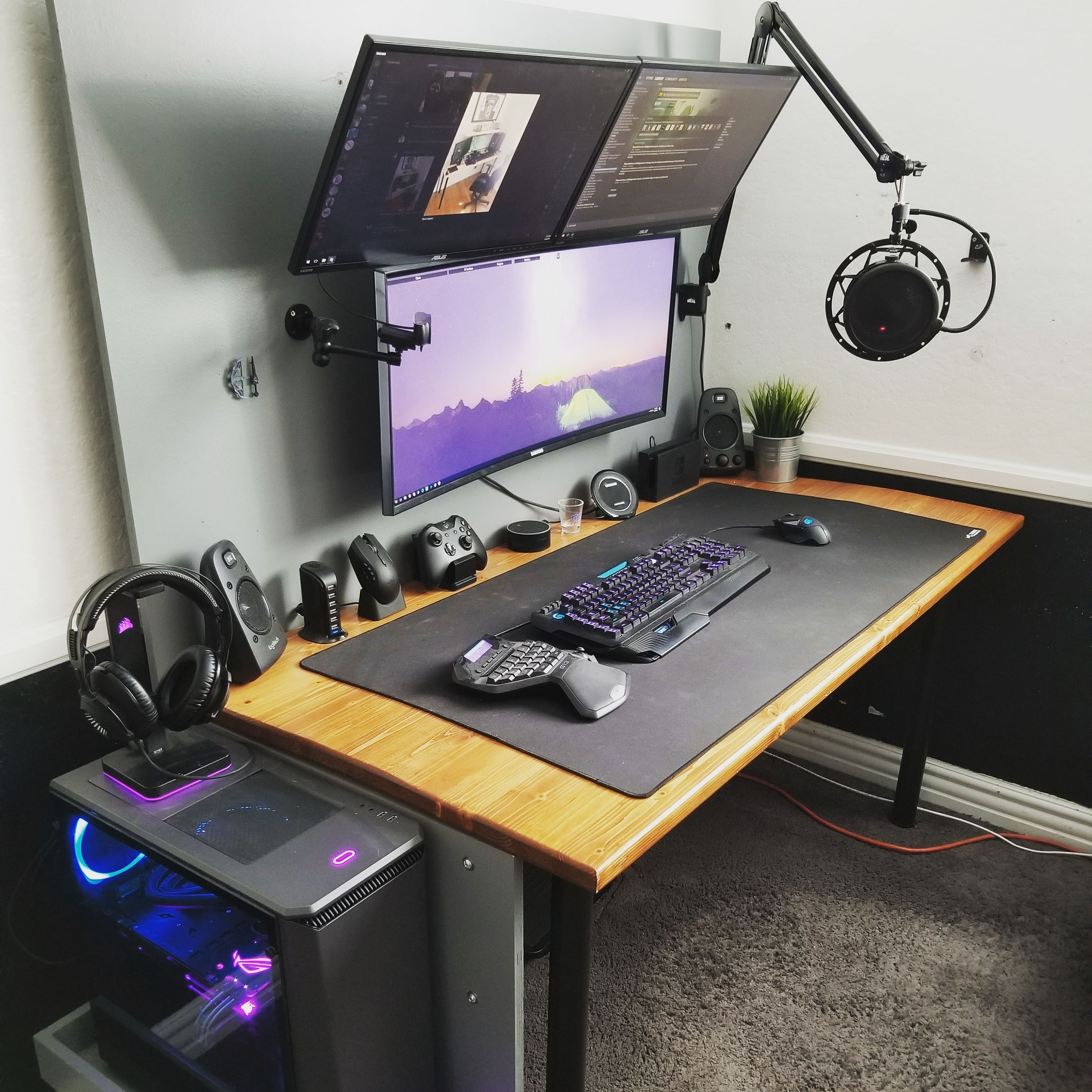 Wallpaper #Lh07LJMBlOZrFDOkAMrZ73 Ive Done Some Upgrading Sincemy Last Post Home Office Setup Gaming