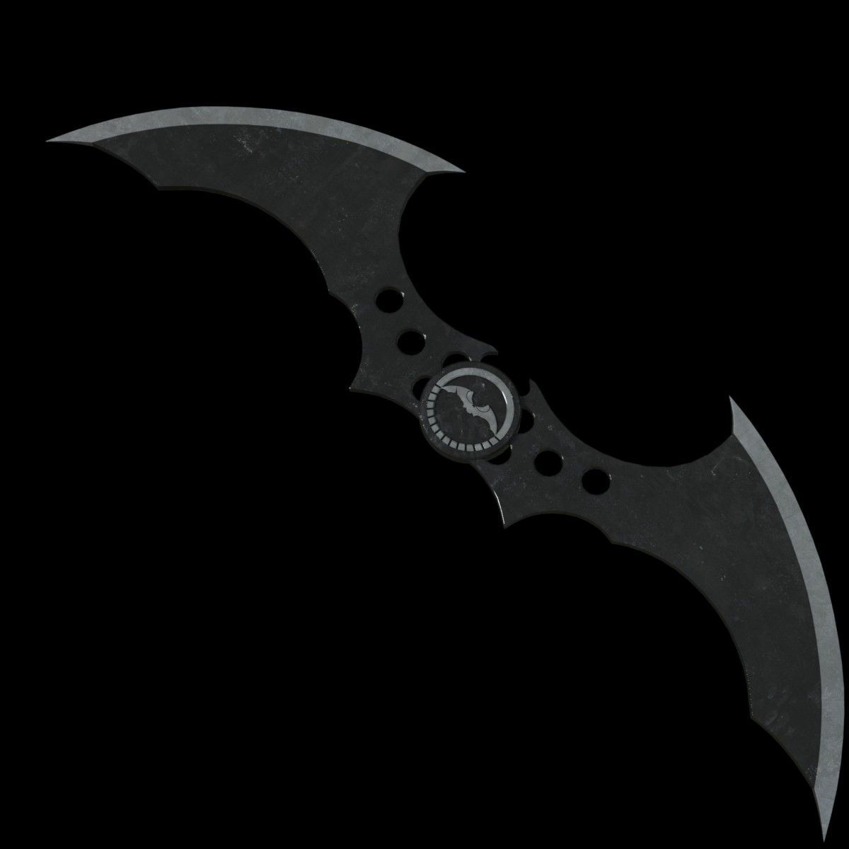 Wallpaper #62fSCJMBSpphPi3-e8wb129 Batarang Arkham Asylum Obj Arkham Asylum 3D Model Asylum