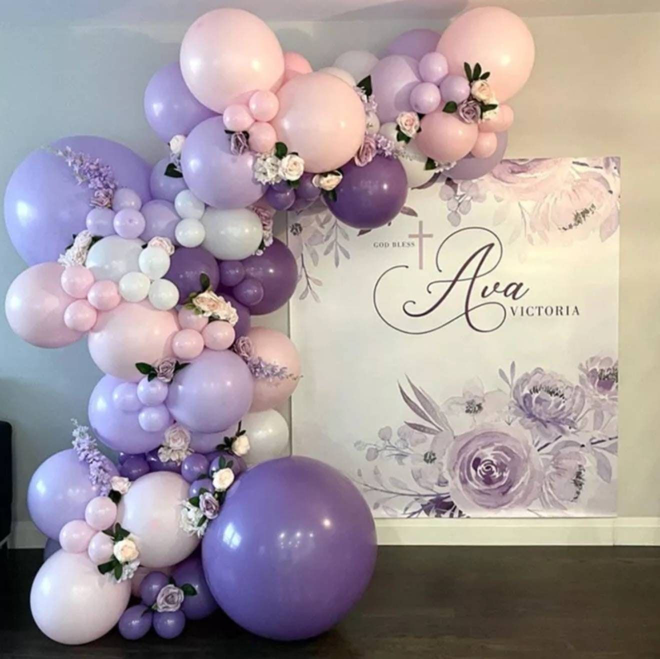 Wallpaper #MDHaNZMB5zzyi_yY3VhD438 Purple Balloon Arch Garland Kit 125 Piece Lilac Lavender Etsy Uk