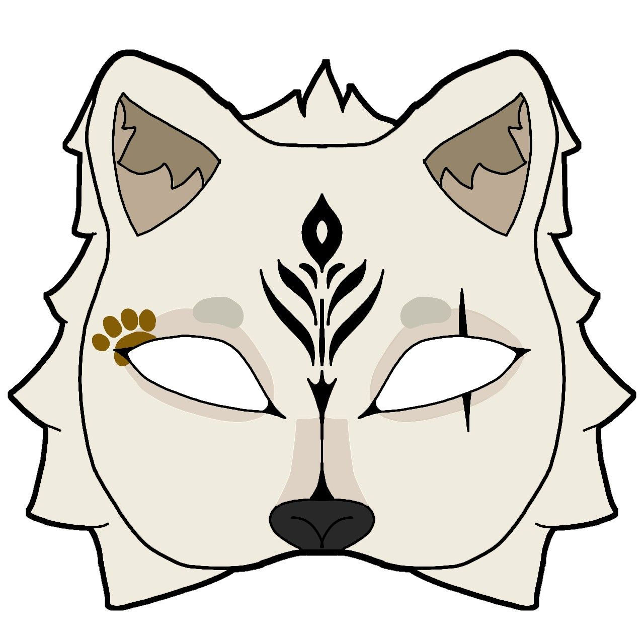 Wallpaper #32hUFJMBSpphPi3-iwOP120 Therian Mask Mask Drawing Cat Mask Diy Felt Animal Masks
