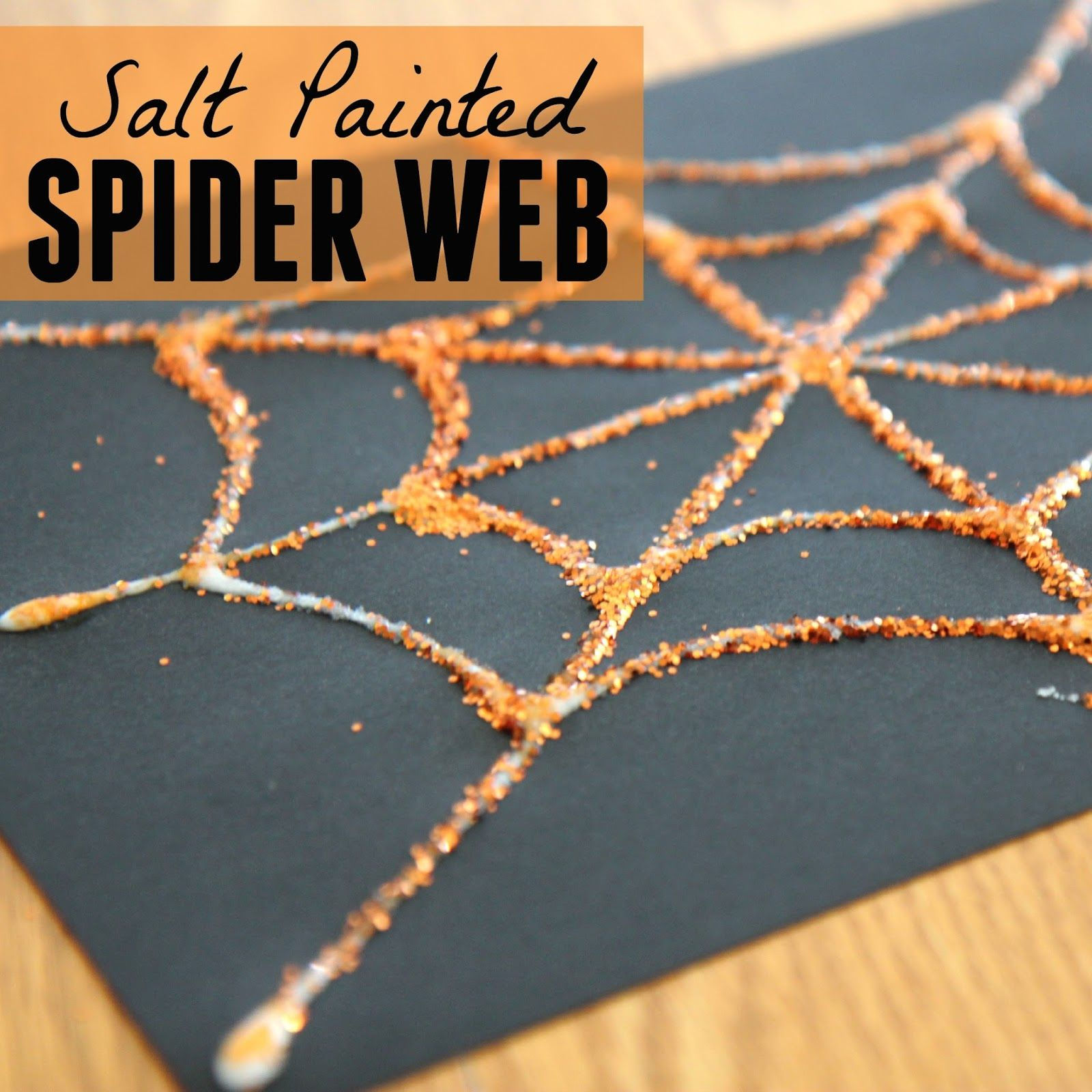 Wallpaper #ran_ipcBxbDgA0RlU_Fj167 Salt Painted Spider Web Toddler Approved Halloween Preschool