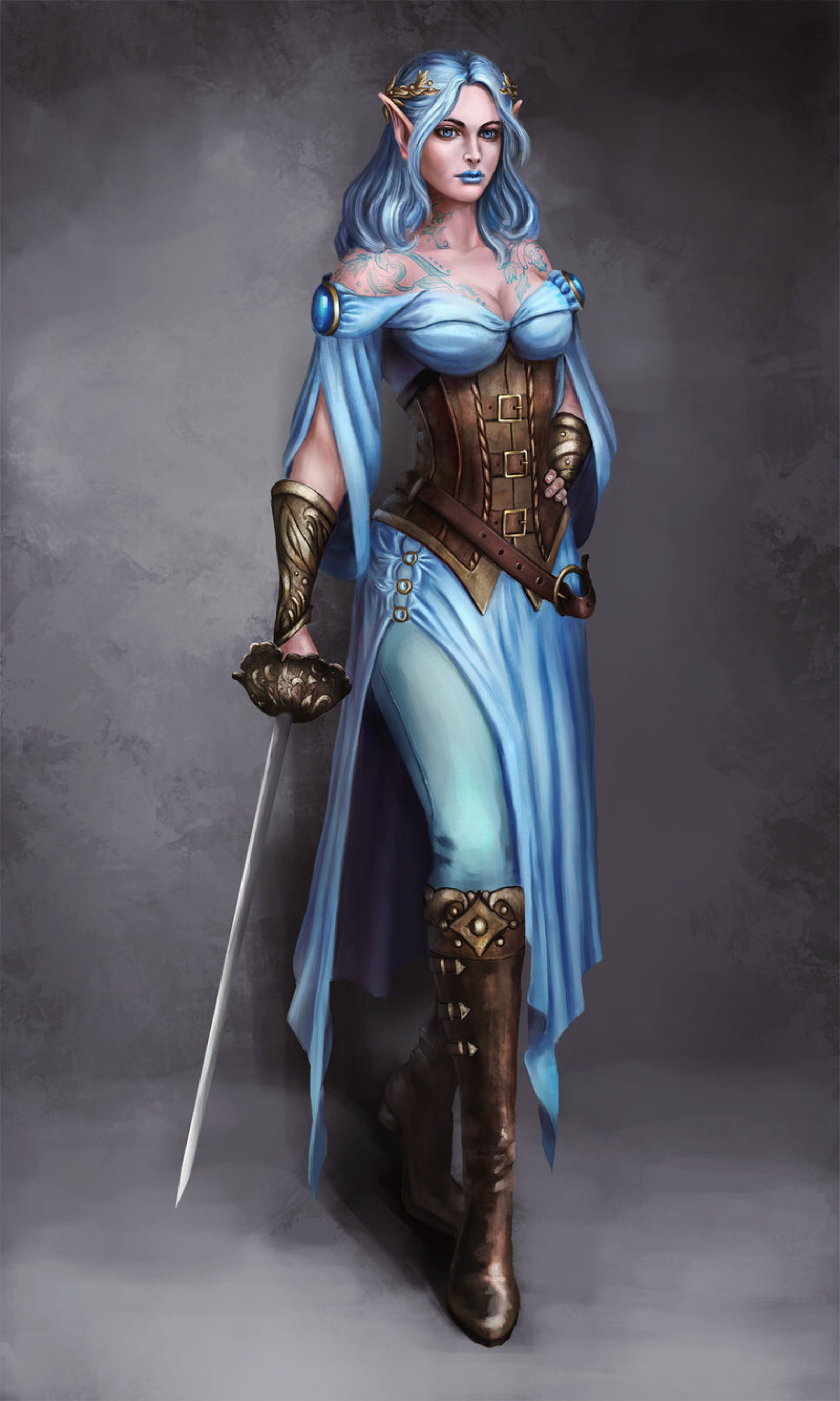 Wallpaper #FljiM5MBzN9vxX34CjrH12 Elf Warrior by Kceon on at Deviantart Elf Warrior Female Elf Arcane