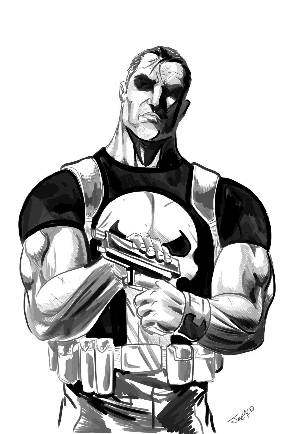 Wallpaper #-Bn7H48BtGB6xQ78DnzB42 Frank by Rodneycjacobsen on Deviantart Punisher Artwork Punisher Art