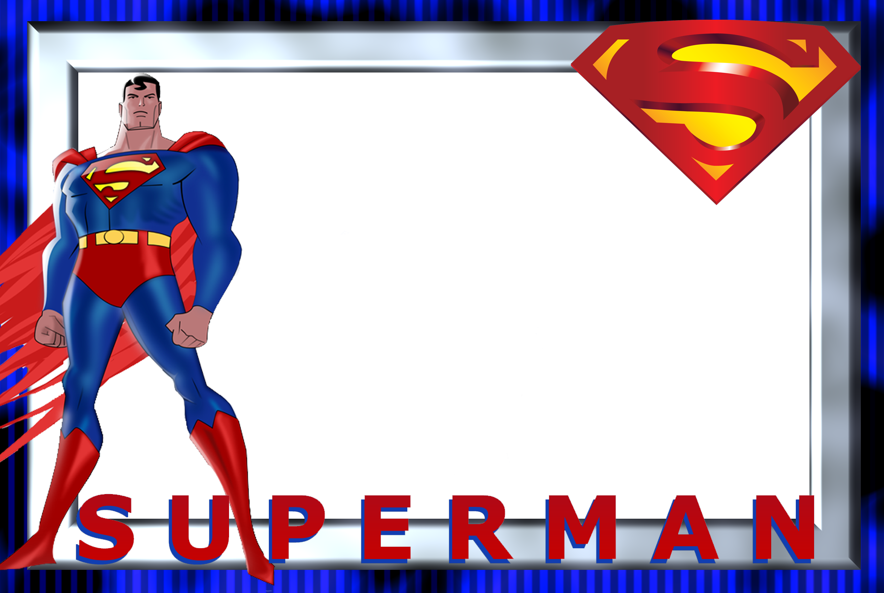 Wallpaper #UDHkNZMB5zzyi_yYPlhx164 Superheroes Printable Frames Superman Convites