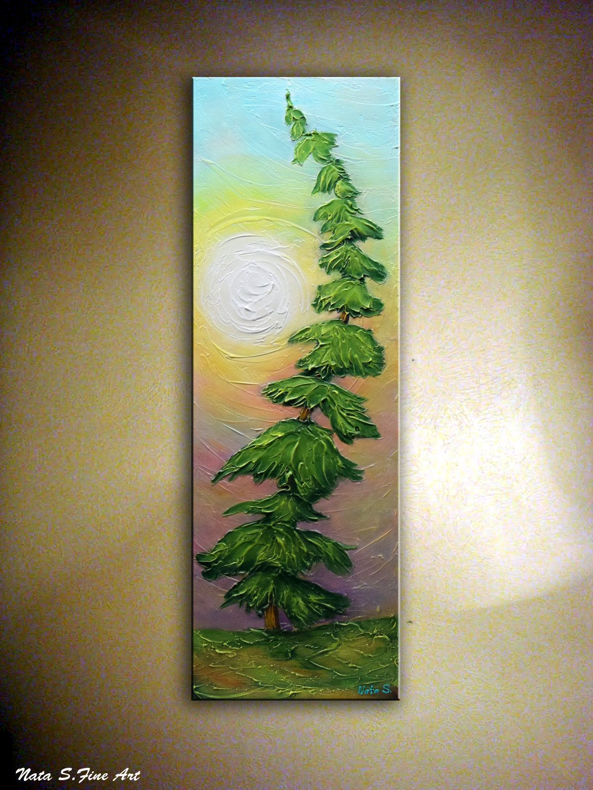 Wallpaper #BGdQC5MBSpphPi3-qtkV74 Pine Tree Painting Original Landscape Abstract Pine Tree Etsy Canada