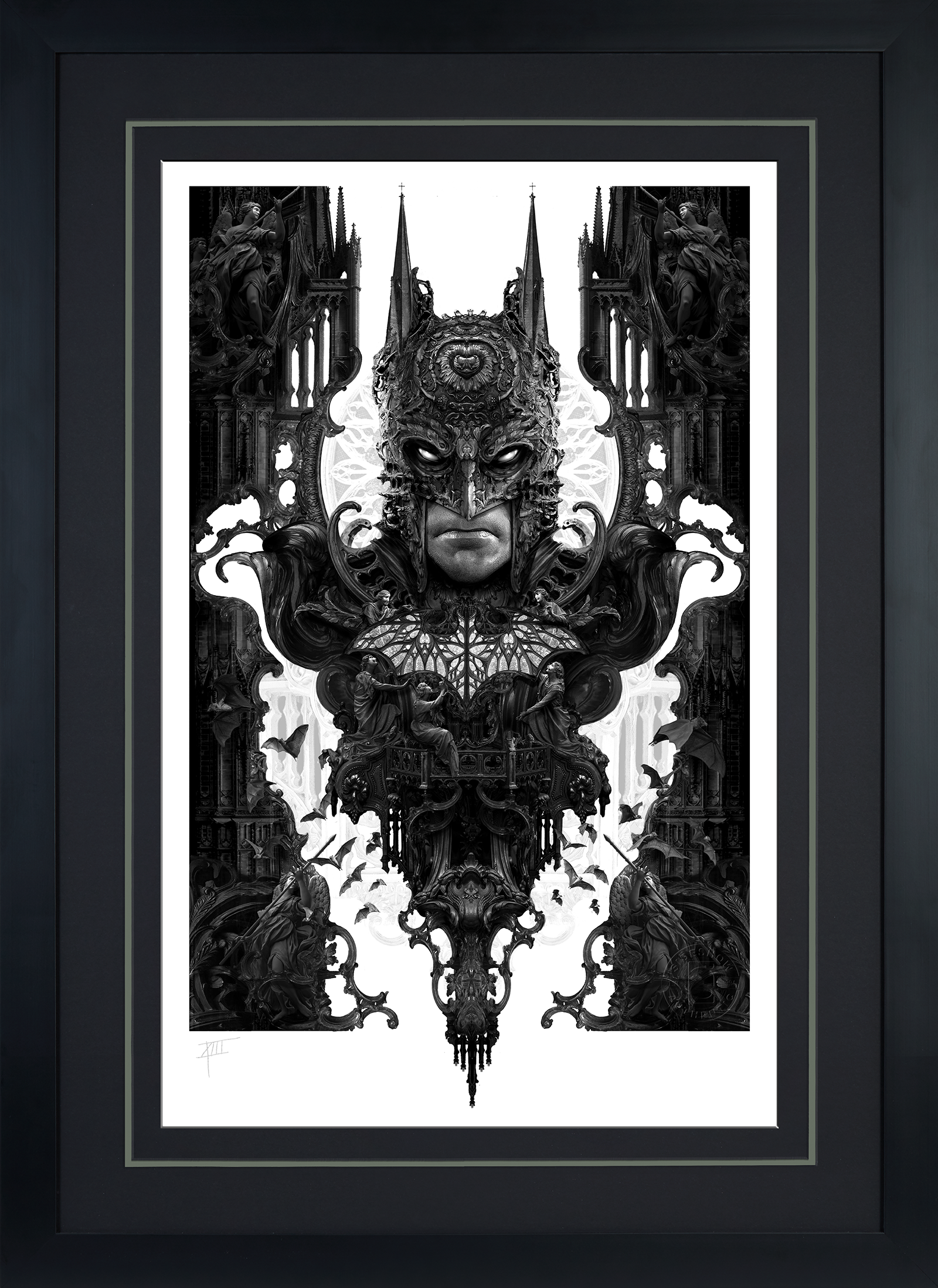 Wallpaper #GRniHY8BtGB6xQ78u3j334 Batman Fine Art Print by Nekro DC Comics Kunstdruck Batman