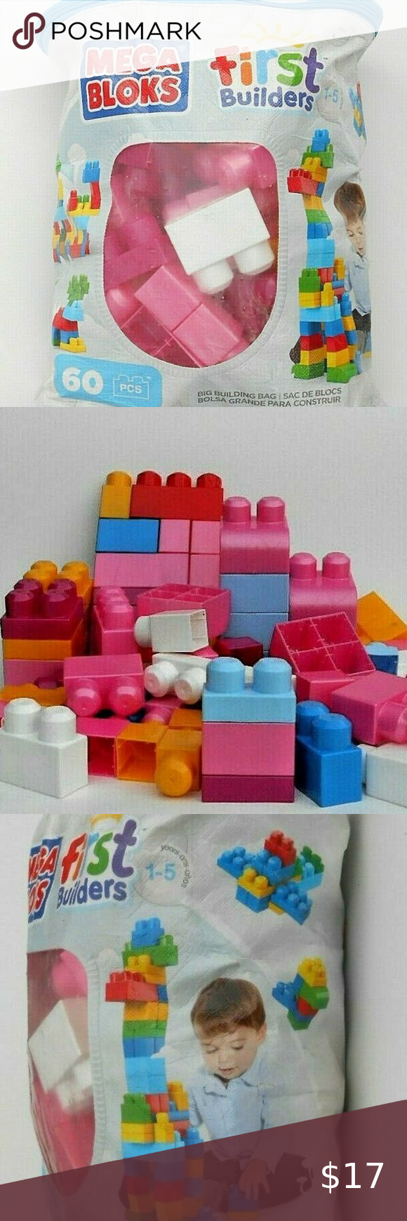 Wallpaper #634d6 Mega Bloks First Builders Big Building Bag with Big Building Blocks