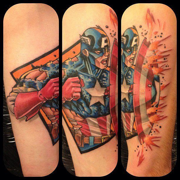 Wallpaper #P5zO4JIBZHQxiYarB7hG178 DC Tattoo Shield Tattoo Captain America Tattoo Captain America