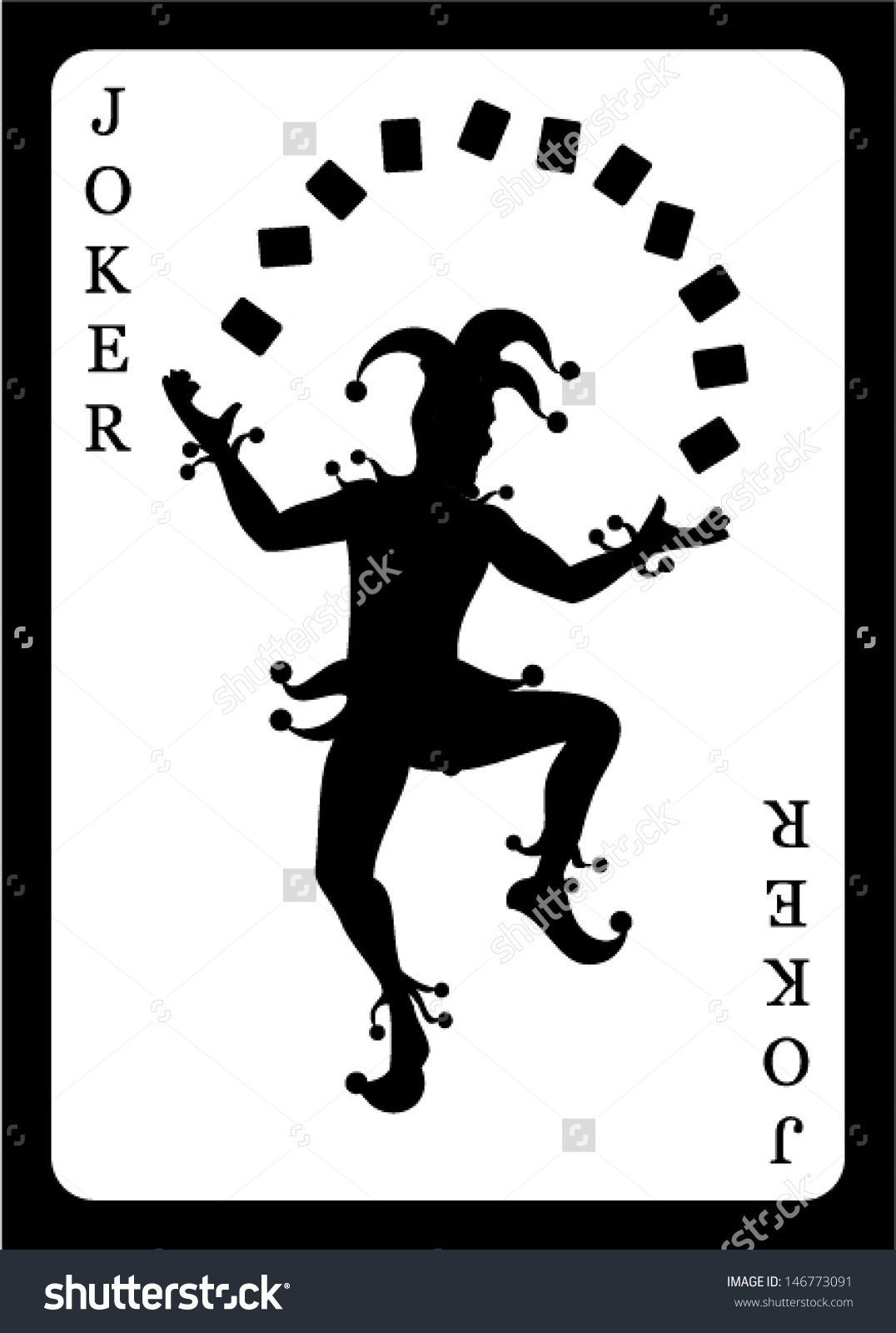 Wallpaper #sGc5EpMBSpphPi3-X_qy216 Joker Card Vector Background 146773091 Shutterstock Intended for