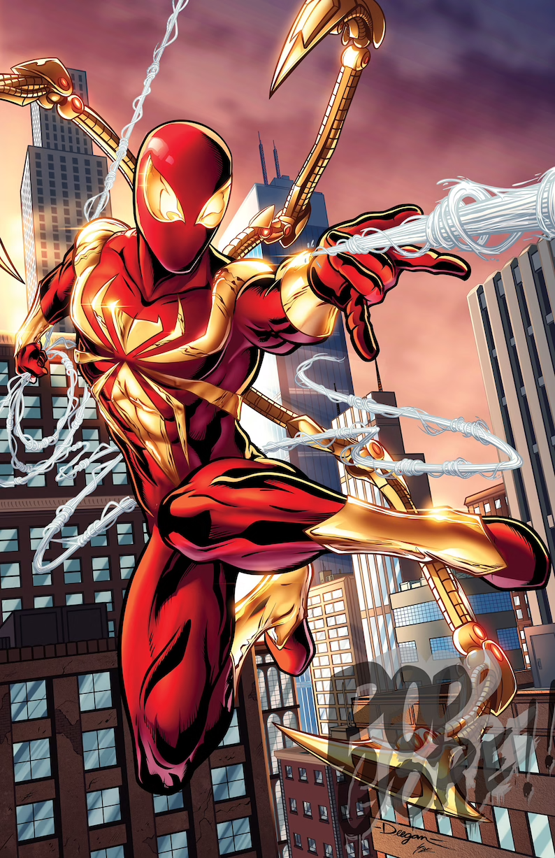 Wallpaper #33a76 Homecomings Iron Spider Suit Revealed Screen Rant