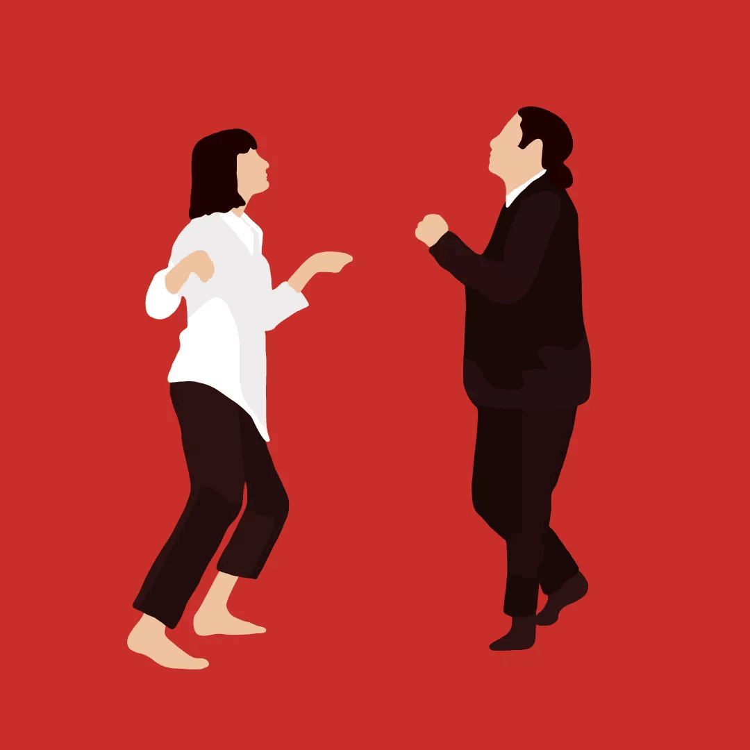 Wallpaper #xhmaKo8BtGB6xQ78I4tx4 Pulp Fiction Dance Gif