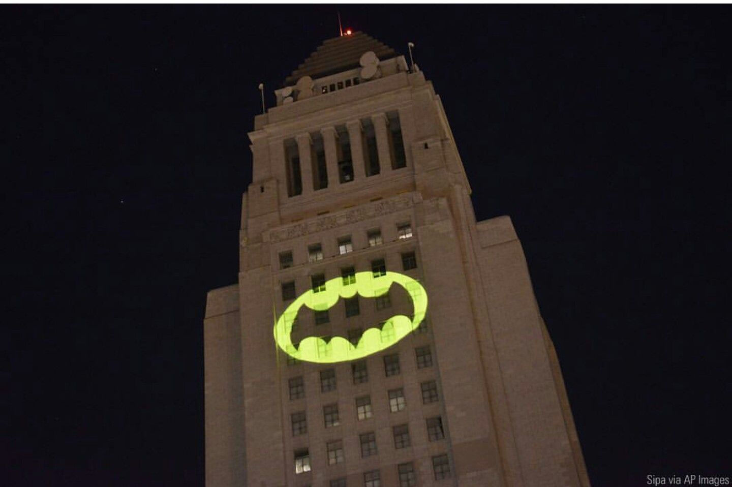 Wallpaper #shlEII8BtGB6xQ78dn0s21 Bat Signal for Adam West 6 15 17 Adam West City Hall Old Things