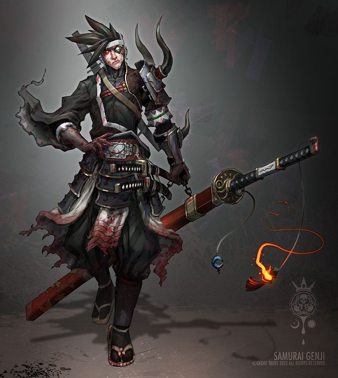 Wallpaper #ufvug5cBx-Hc5Y201a7E181 Samurai Genji Genji V4 Character Design Male Character Design