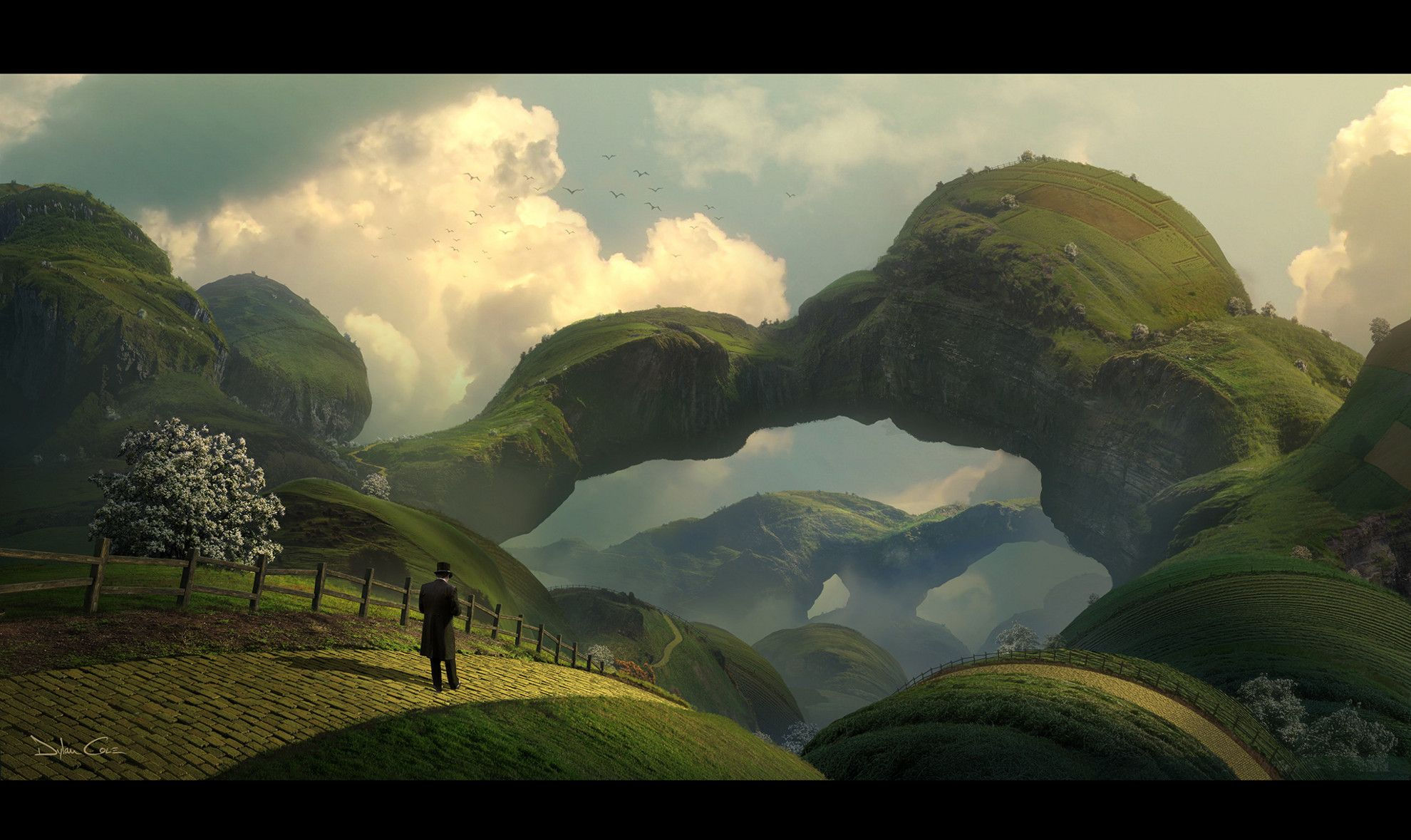 Wallpaper #s2eP7pIBSpphPi3-AF09171 Qa Dylan Cole Cg Channel Landscape Concept Matte Painting