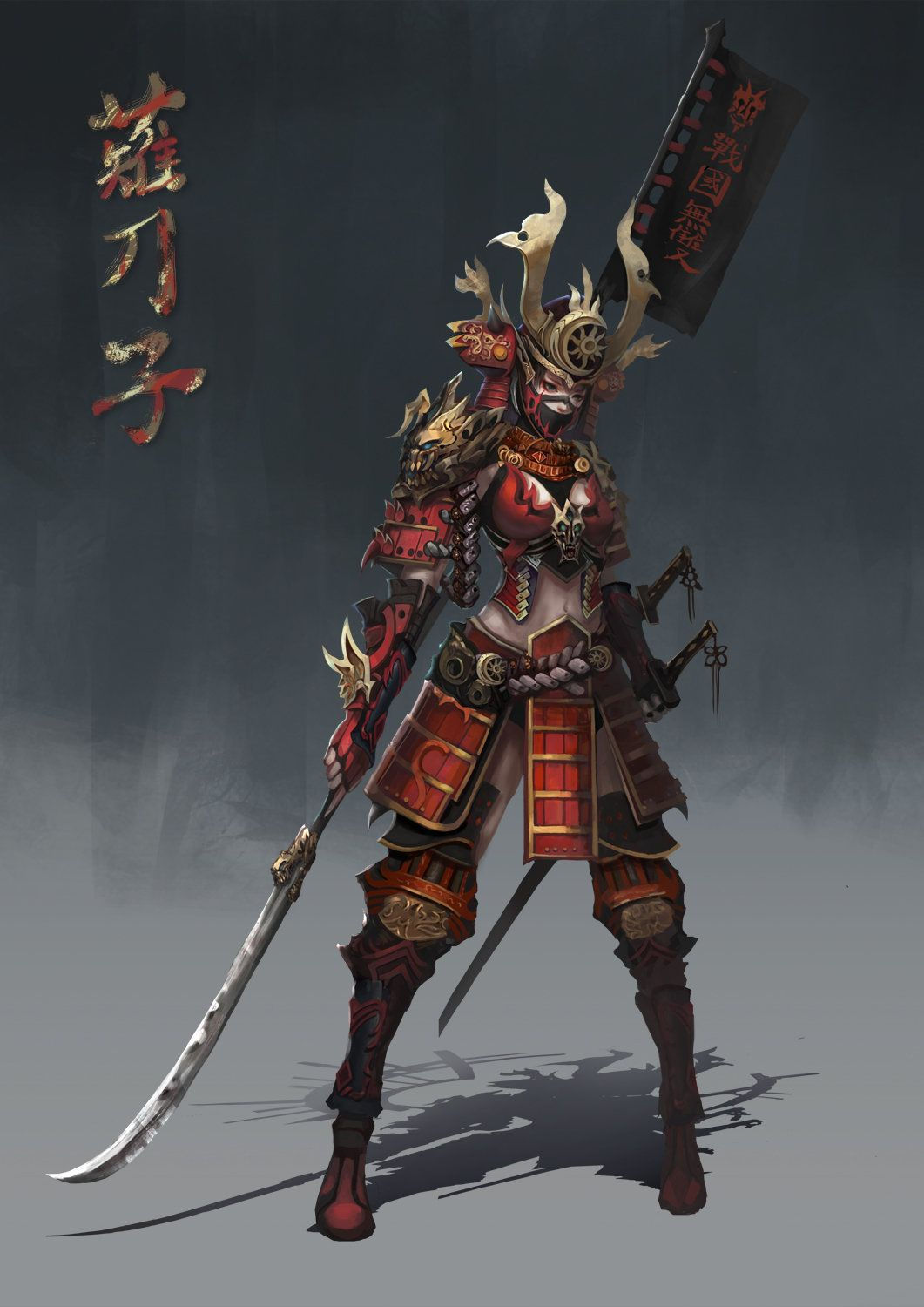 Wallpaper #RRkEBI8BtGB6xQ78KU1U43 Scifi Fantasy Horrorcom Female Samurai Character Design Samurai