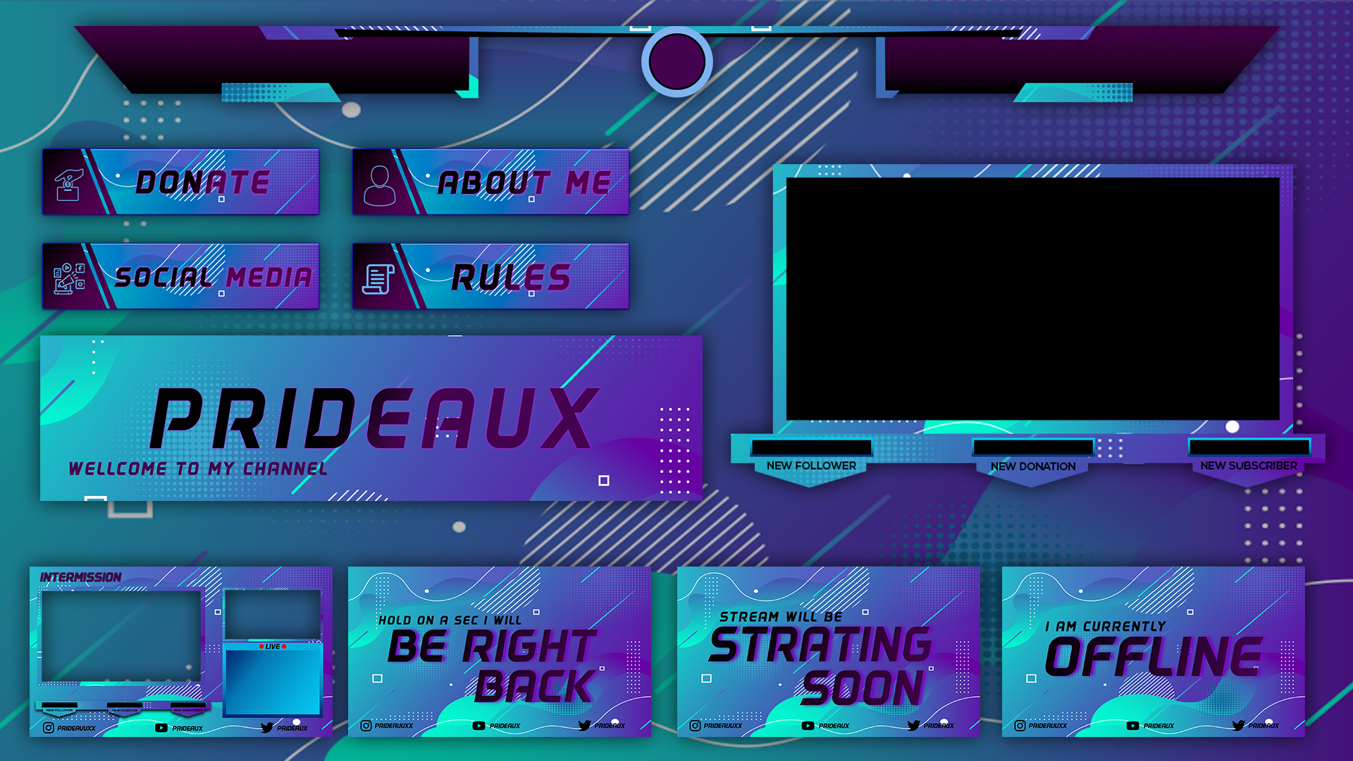 Wallpaper #Y88FO5MBOBUYluQYwLqS174 Twitch Overlay Pack Download Videohive After Effectspro Video Motion