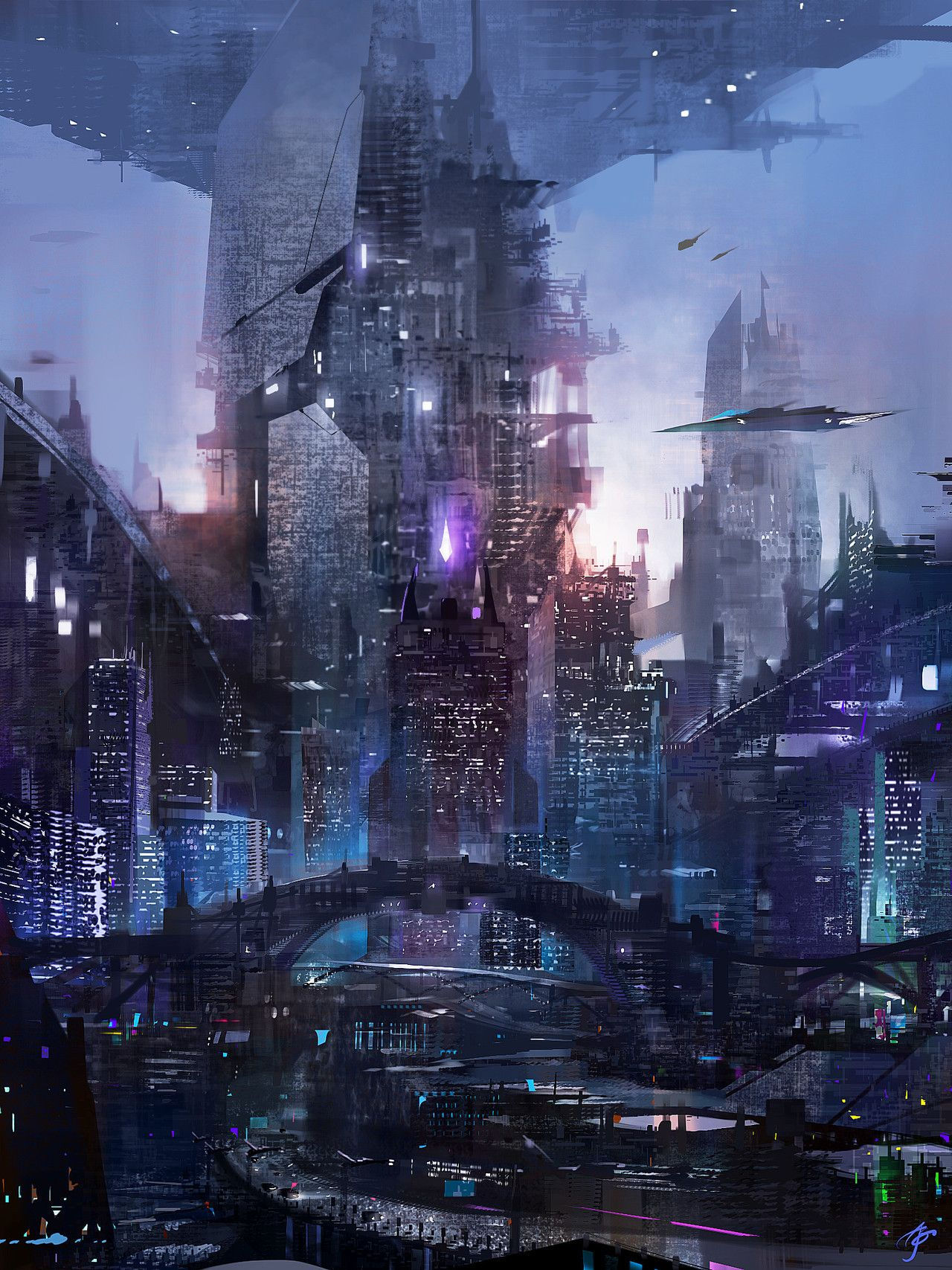 Wallpaper #70Vbi44B7YBJg1BVR5ty34 Cyberpunk City Blocku00a0 Cyberpunk City Cyberpunk City Neon Digital