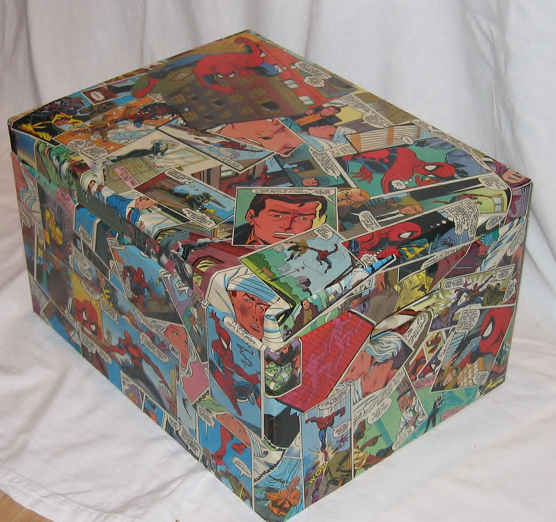 Wallpaper #NRnjIo8BtGB6xQ78toPP51 Spiderman Comic Decoupage Small Toy Box Decorative Boxes Toy Boxes