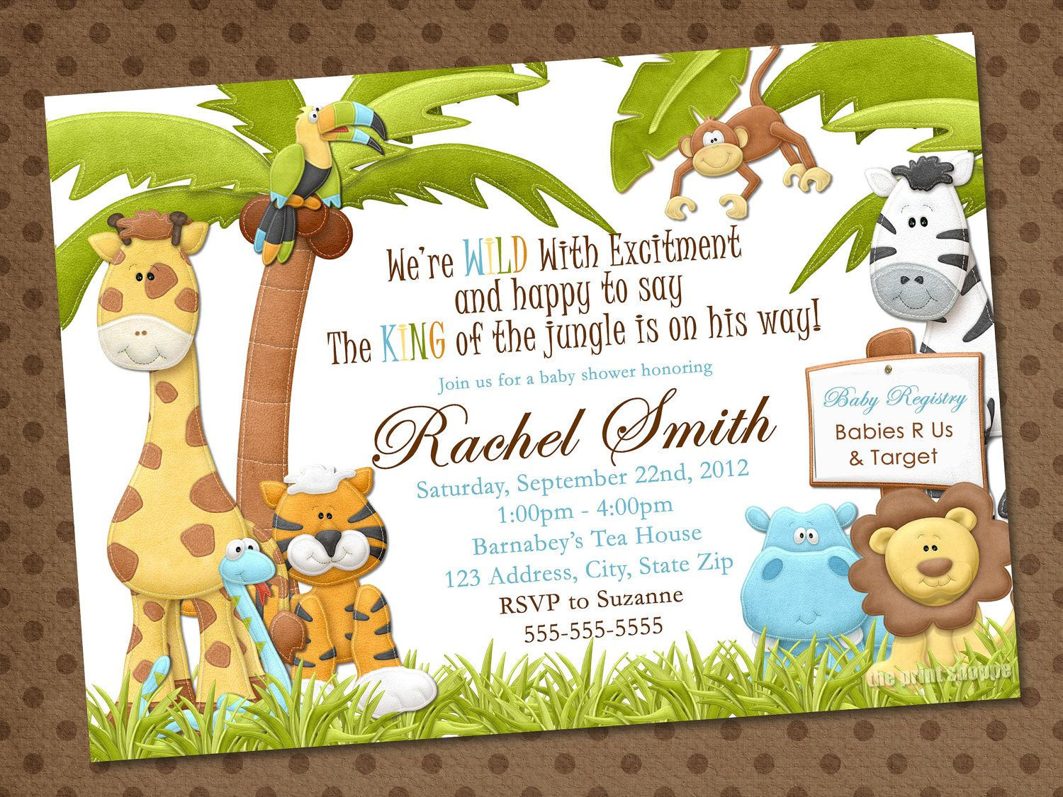 Wallpaper #d4b28 Rustic Jungle Safari Babyshower the Most Requested Theme of