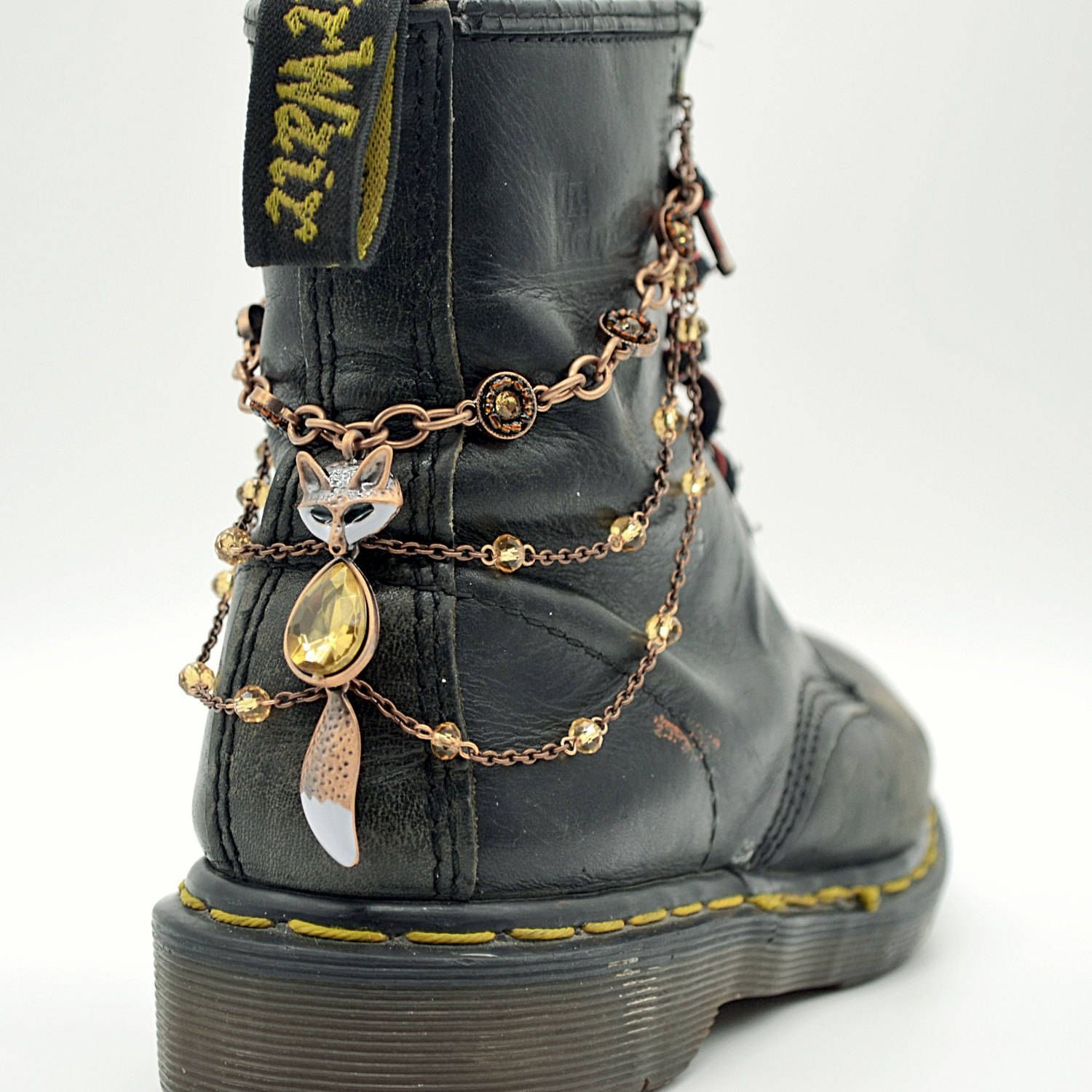 Wallpaper #oJl_P5MBUcASHT6nQswf178 Boot Chain Bracelet Foxy Jewelry for Combat Boots Docs Dr Martens