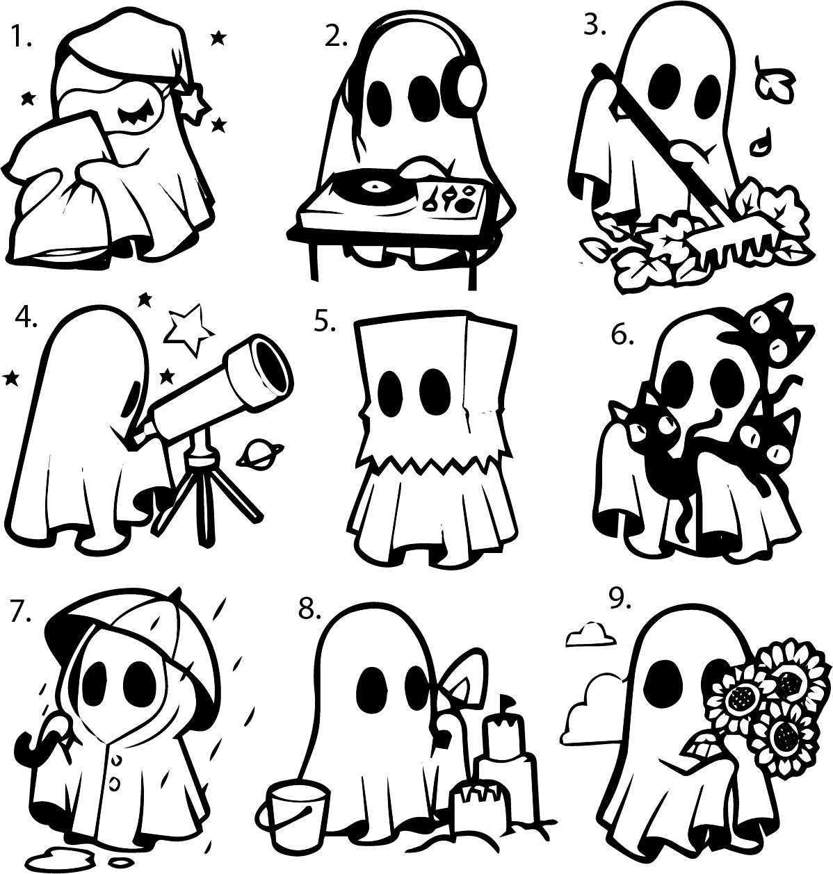 Wallpaper #_DF3NZMB5zzyi_yYnlbF196 Cartoon Characters Drawn in Black and White