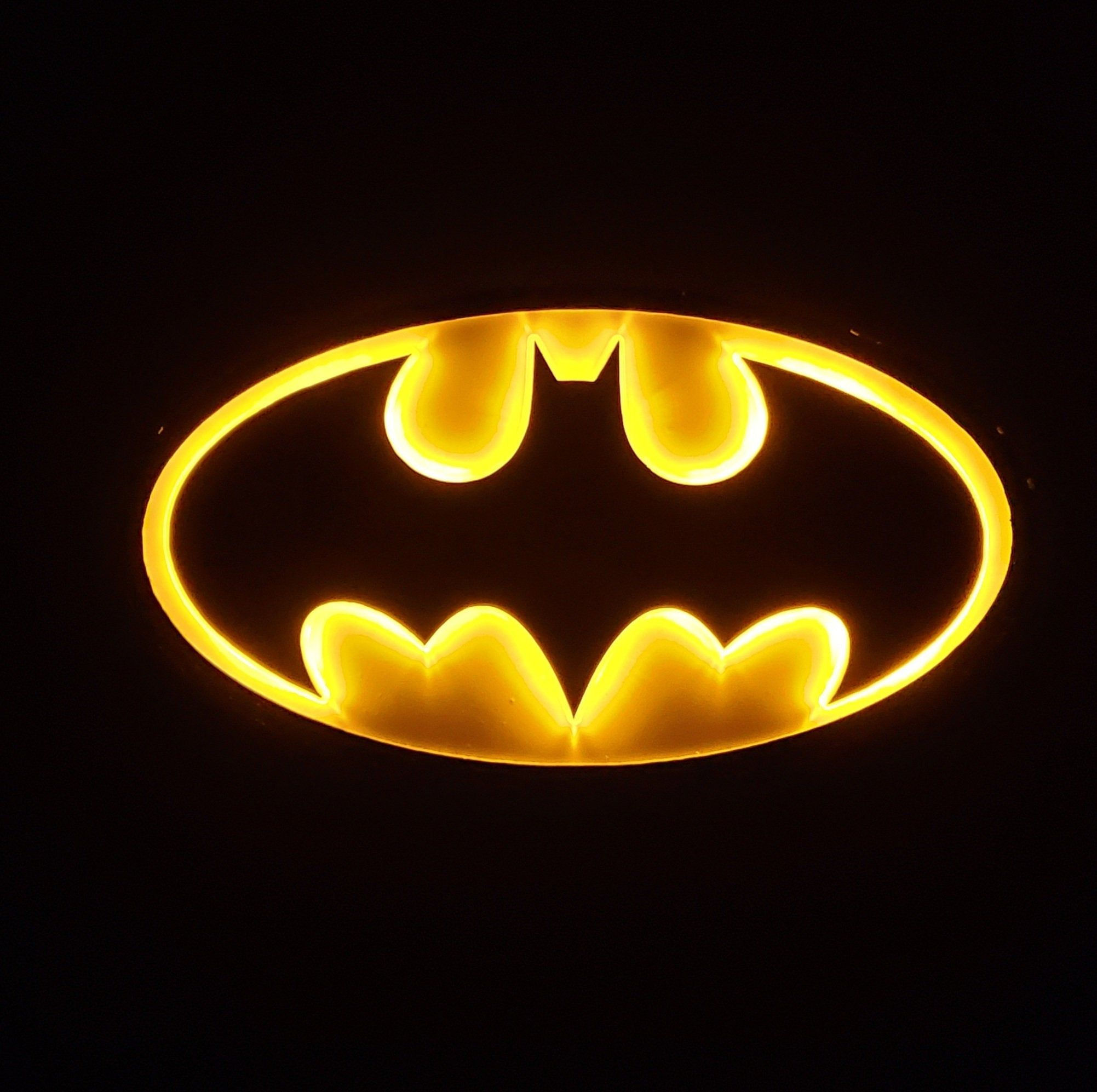 Wallpaper #mhkbHo8BtGB6xQ78zngx20 Batman Edge Lit LED Sign Neon Like LED Bat Signal Light Up