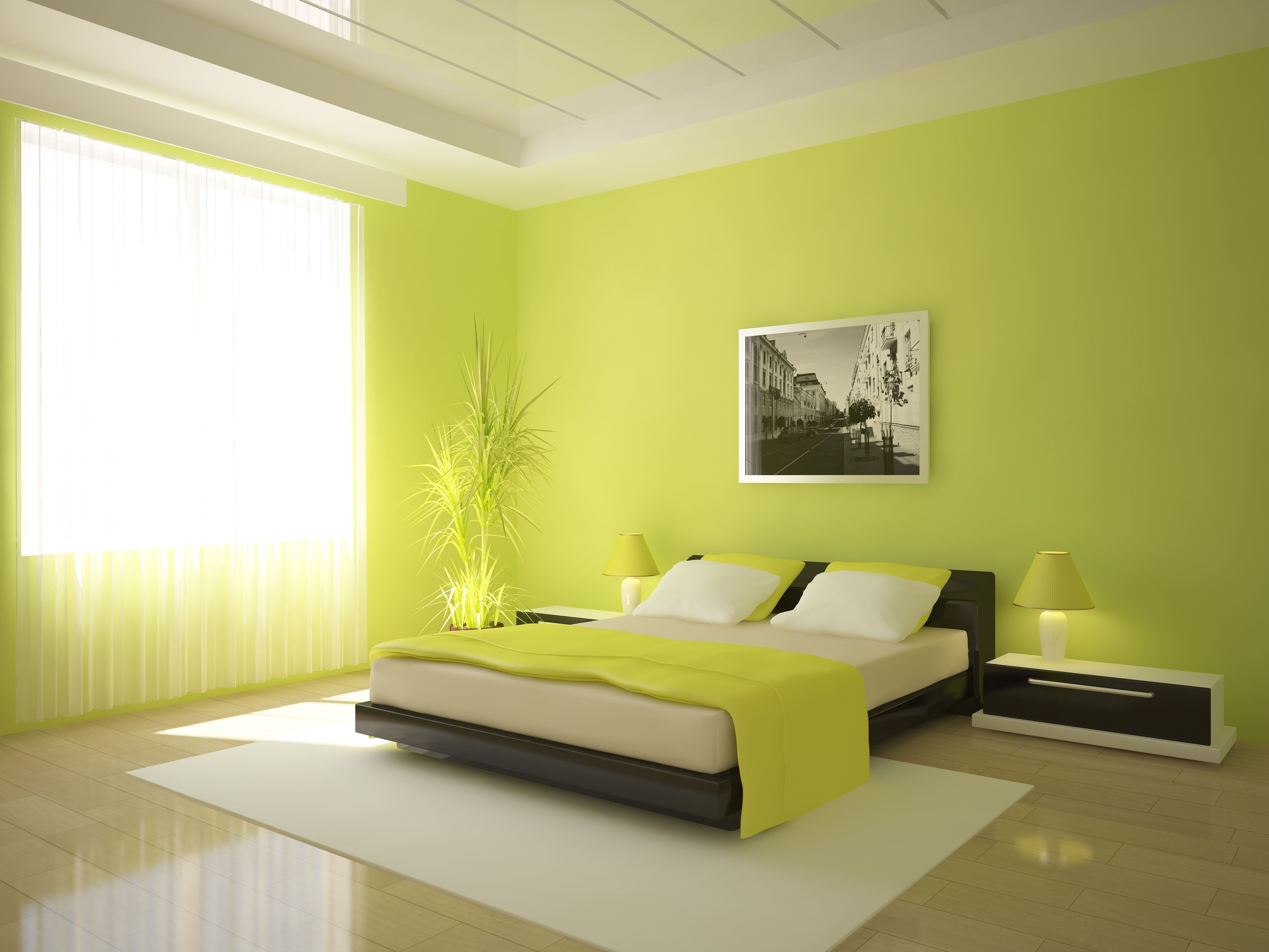 Wallpaper #472b5 Yellow Neon Green Neon Image Photo Free Trial Bigstock