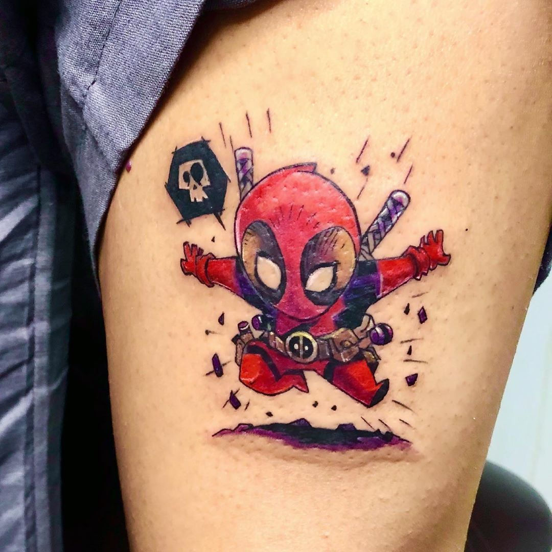 Wallpaper #9130c Marvel Tattoo Photo by Gus H Tattoo on Instagram Deadpool