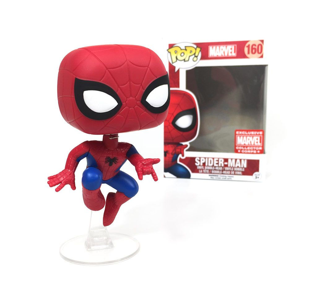 Wallpaper #26VxOJMBVBiSkHCaNo1f370 Funko Pop Marvel Collector Corps Exclusive Spider Man Leaping 160