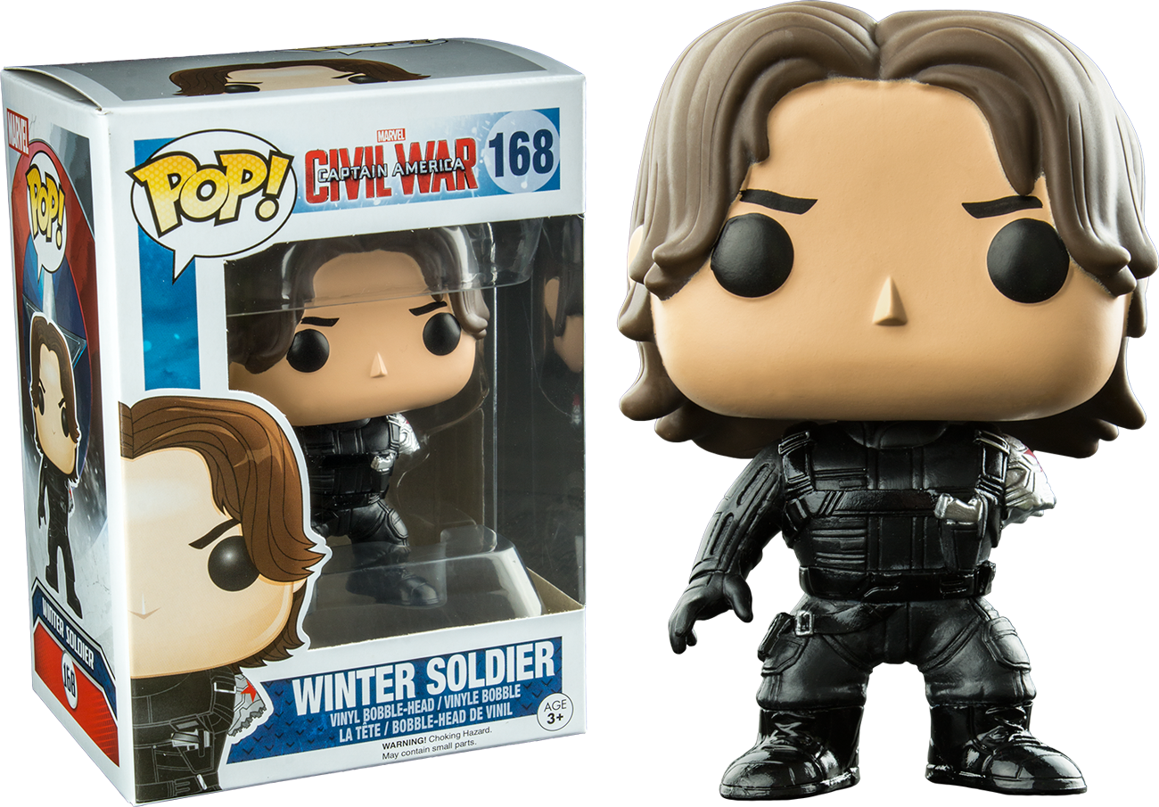 Wallpaper #_aV-OJMBVBiSkHCa5Y3h49 Captain America Civil War One Arm Winter Soldier Pop Vinyl by Funko