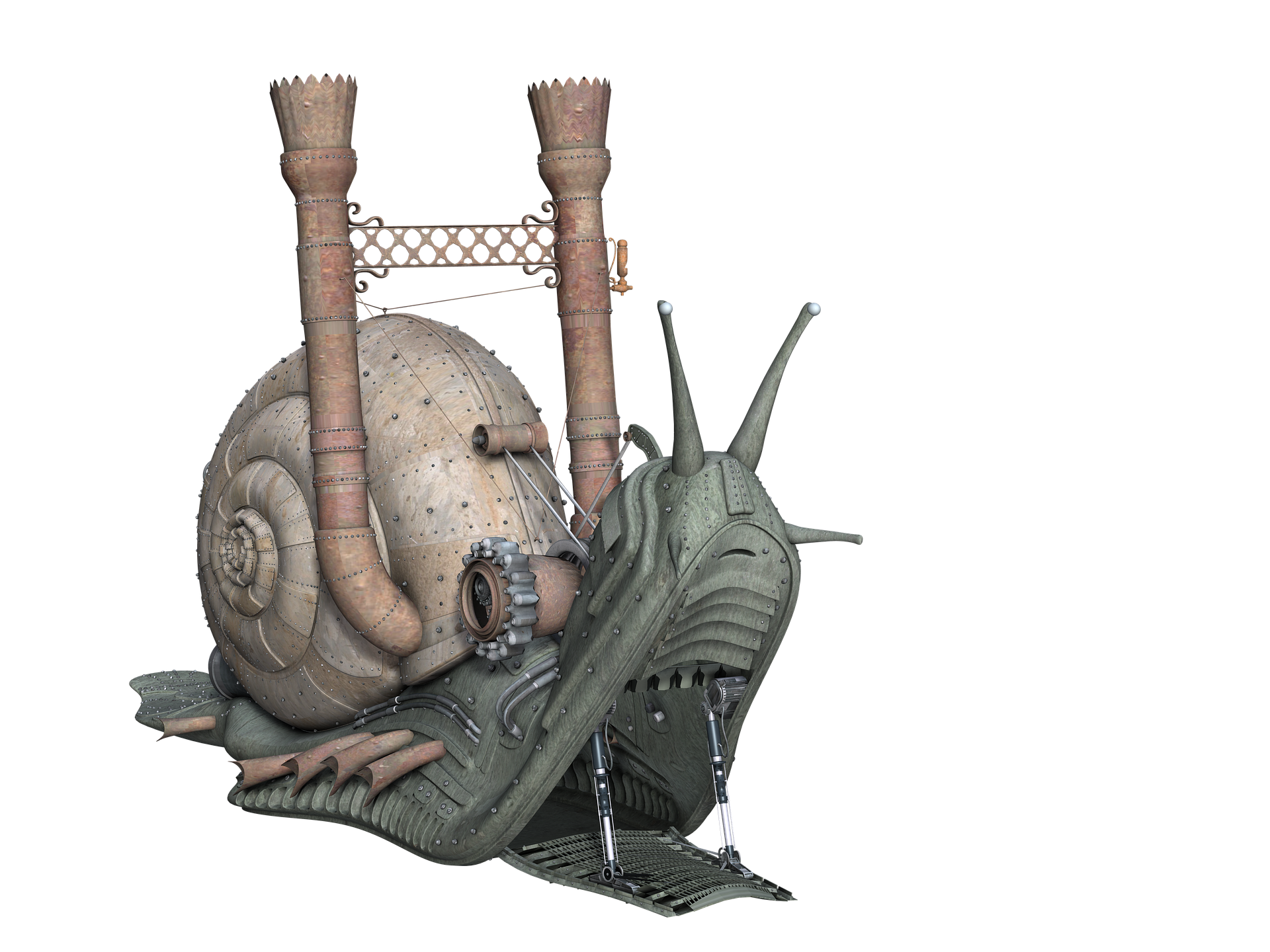 Wallpaper #7DE0NZMB5zzyi_yYk1WD86 Steampunk Snail Illustration Gratuite Images Gratuites Escargot