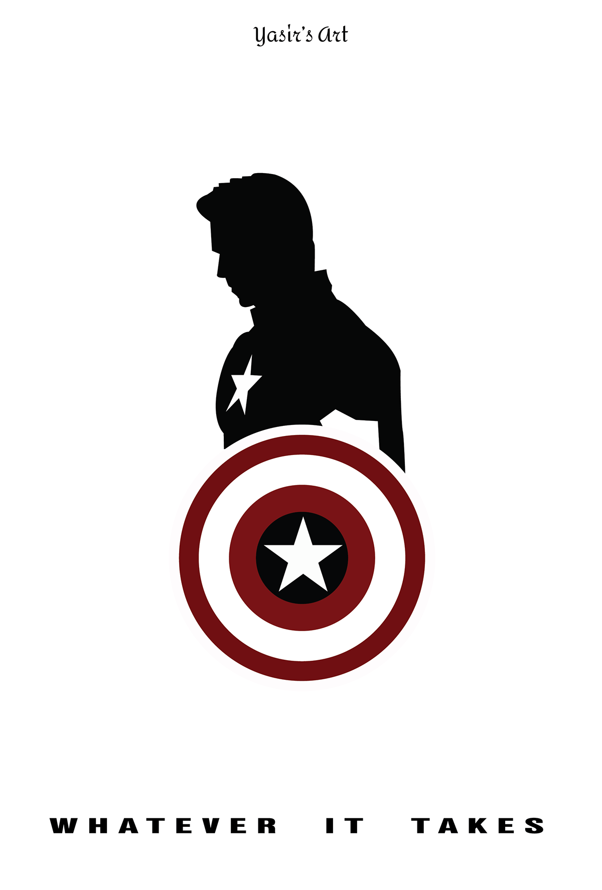 Wallpaper #pGePCJMBSpphPi3-s8u299 Captain America Illustration Vector Art by Yasir on Behance Captain