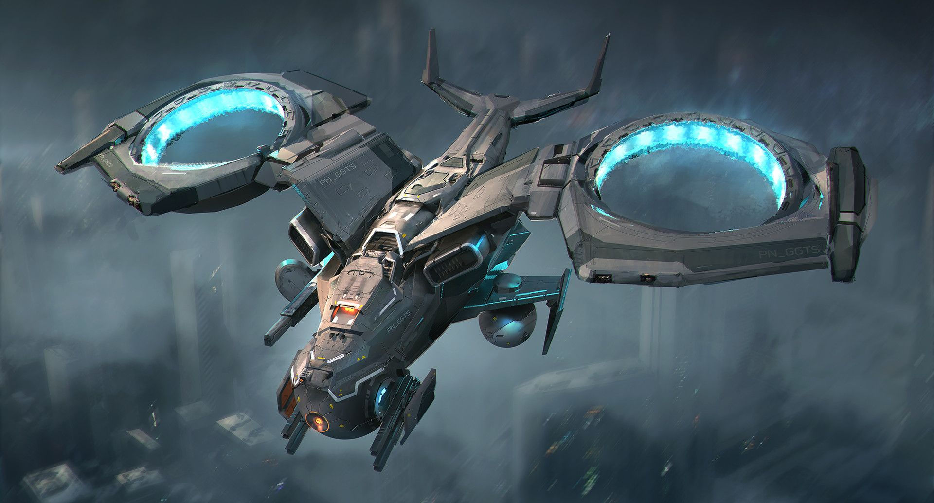 Wallpaper #yEBGMZMBJhL2WPba3sV036 Artstation Vtol Drone Luc Fontenoy Spaceship Art Spaceship Design