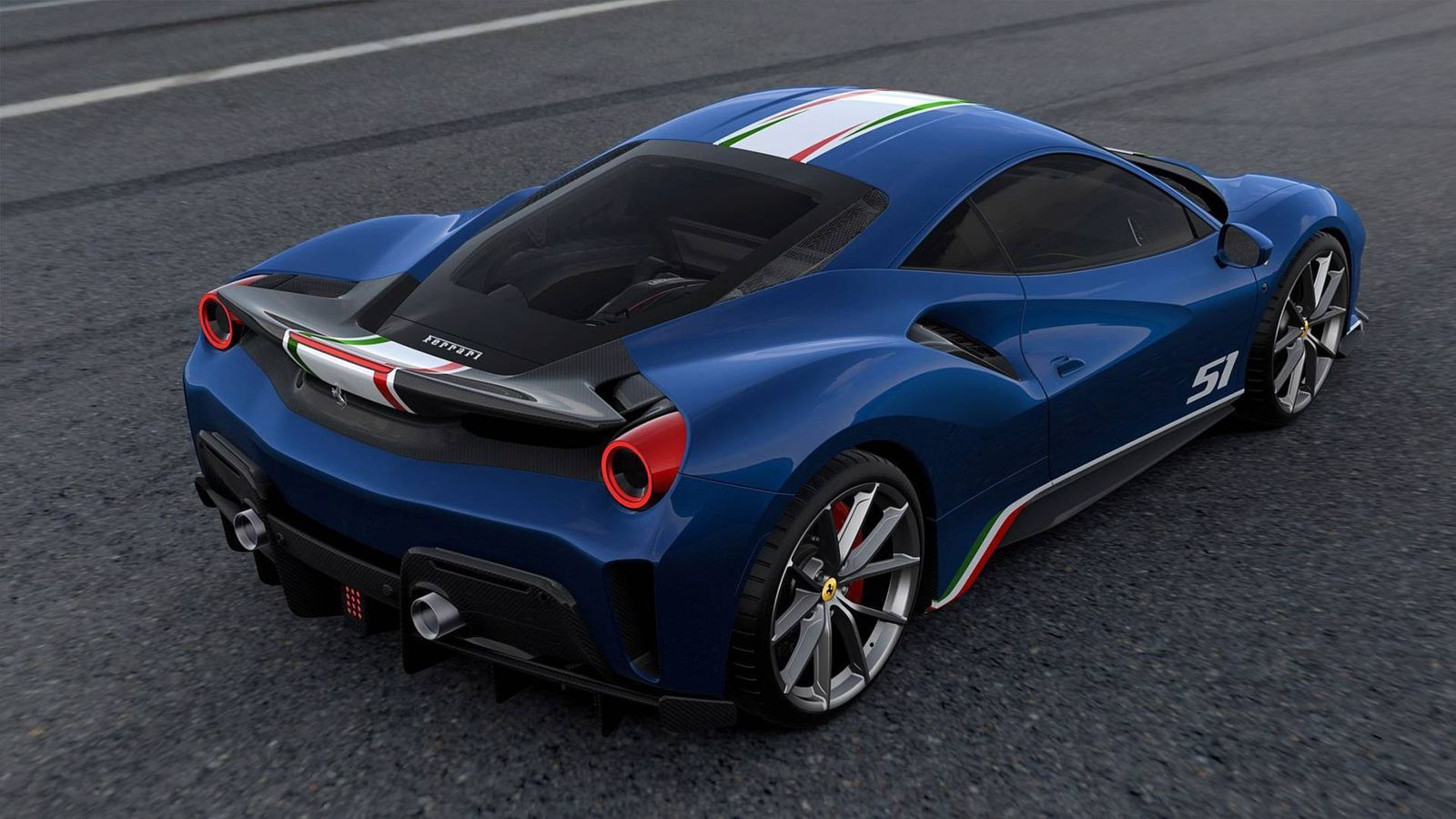 Wallpaper #JX3n9I4Bnwiau_P6bRH-14 Ferrari 488 Pista Piloti Ferrari Blu Tour De France Ferrari 488