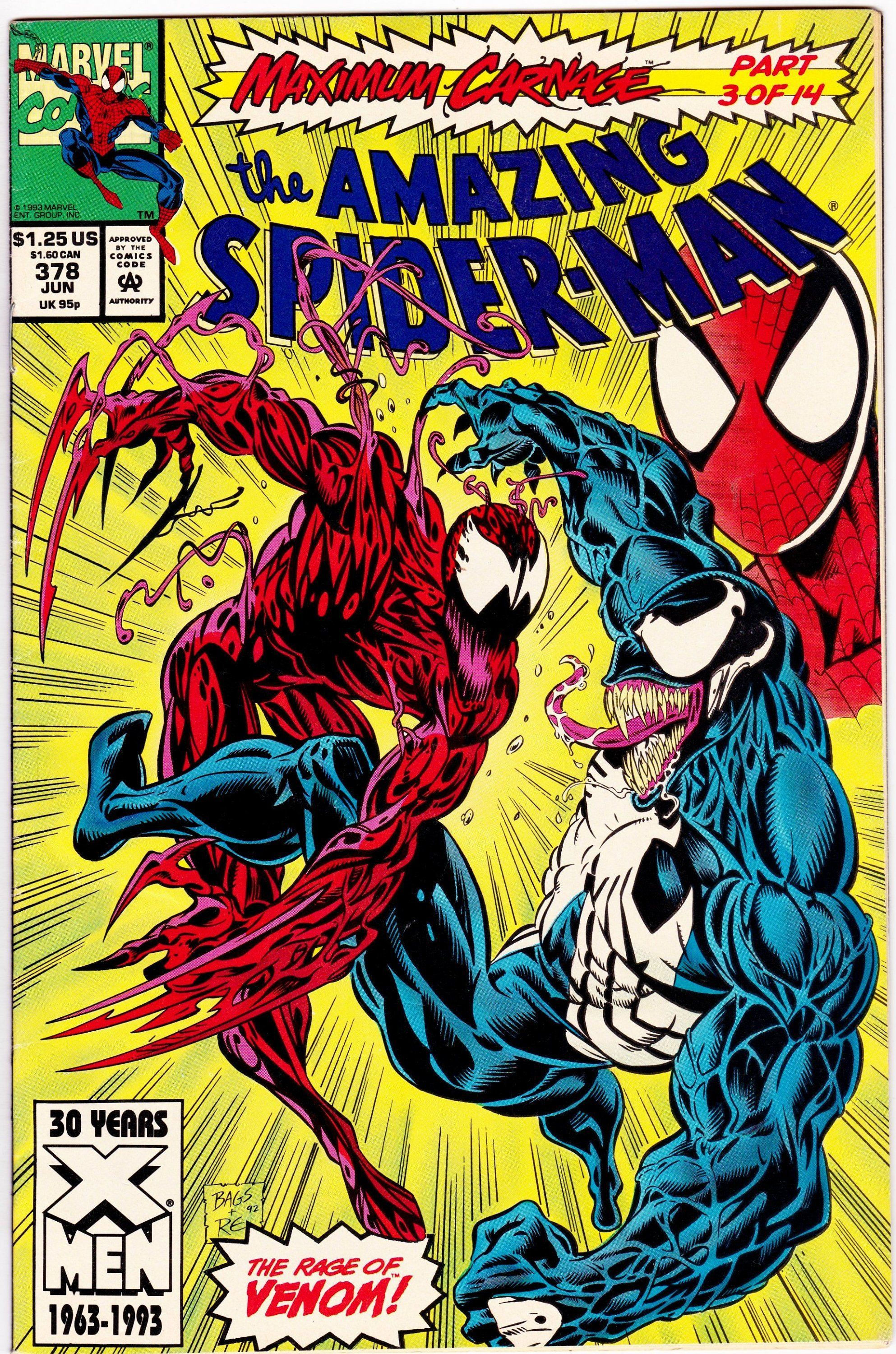 Wallpaper #cBkHBY8BtGB6xQ78GlBT52 Amazing Spider Man 378 1963 1st Series July 1993 Marvel Etsy