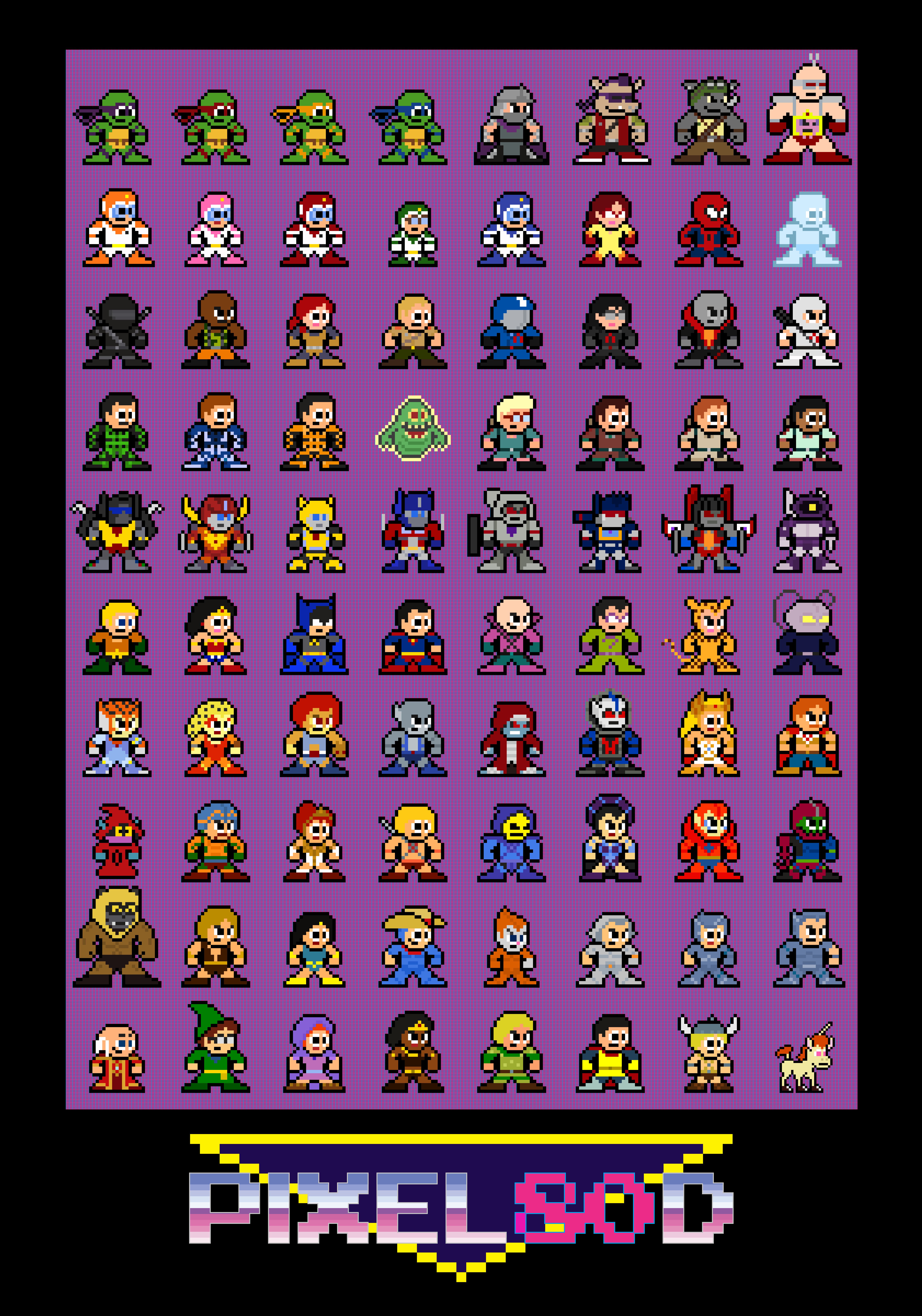Wallpaper #42exDJMBSpphPi3-h9_r164 Nostalgic 80s Action Cartoons Pixel80d