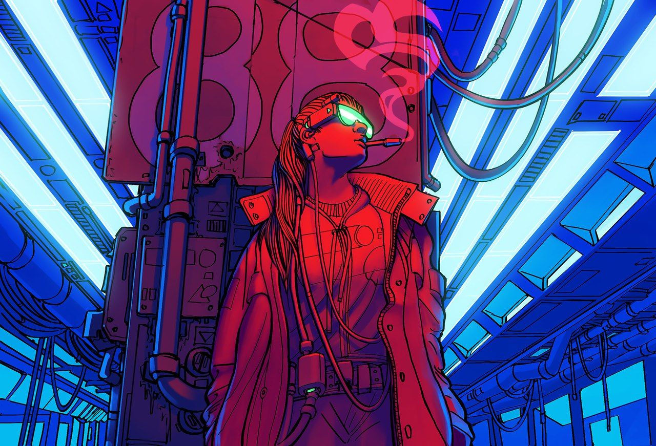 Wallpaper #YnNWio4BFI5NbQkshCJ812 80s Cyberpunk Aesthetic