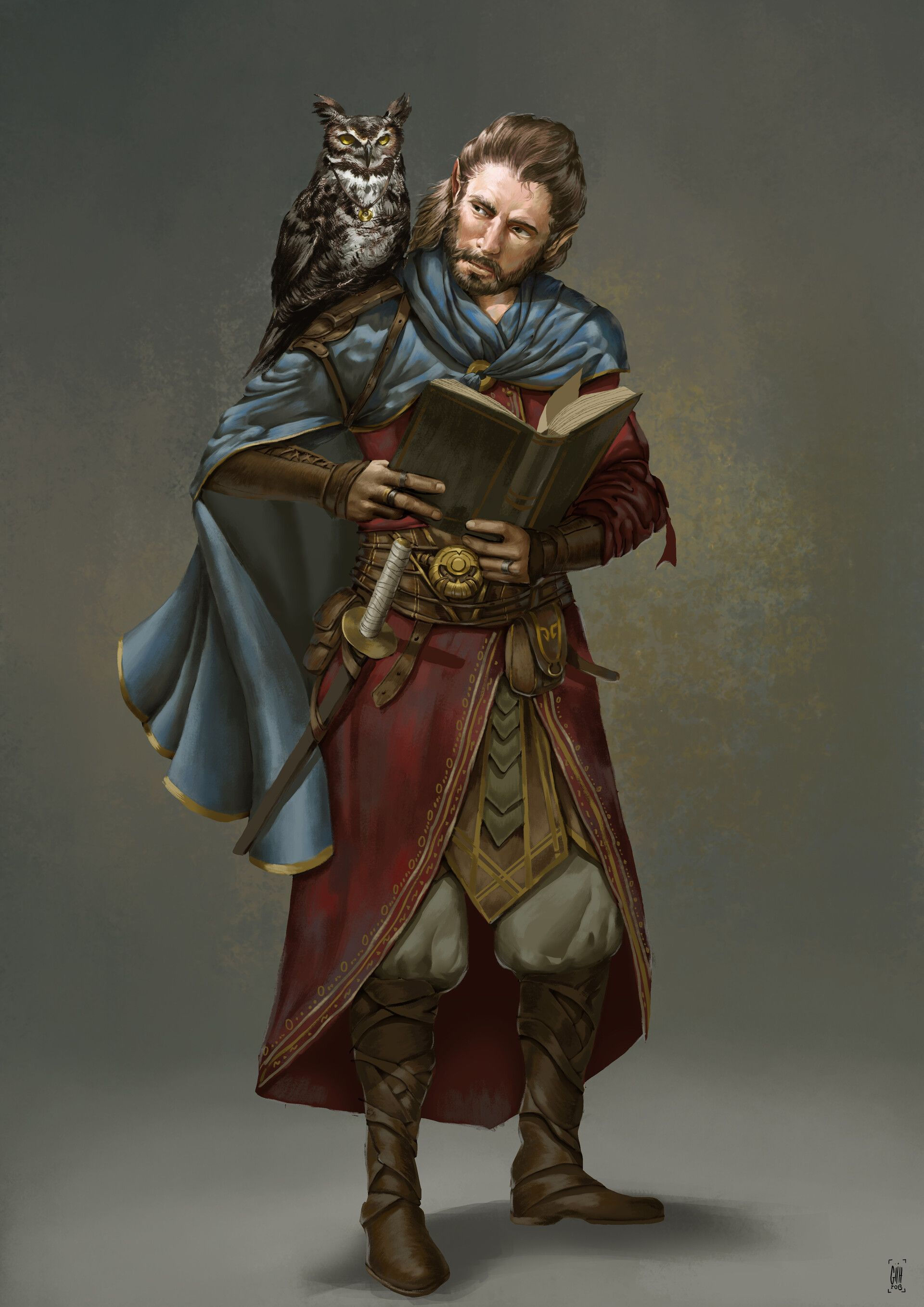 Wallpaper #FljiM5MBzN9vxX34CjrH34 Half Elf Wizard Character Art Fantasy Character Design Concept Art