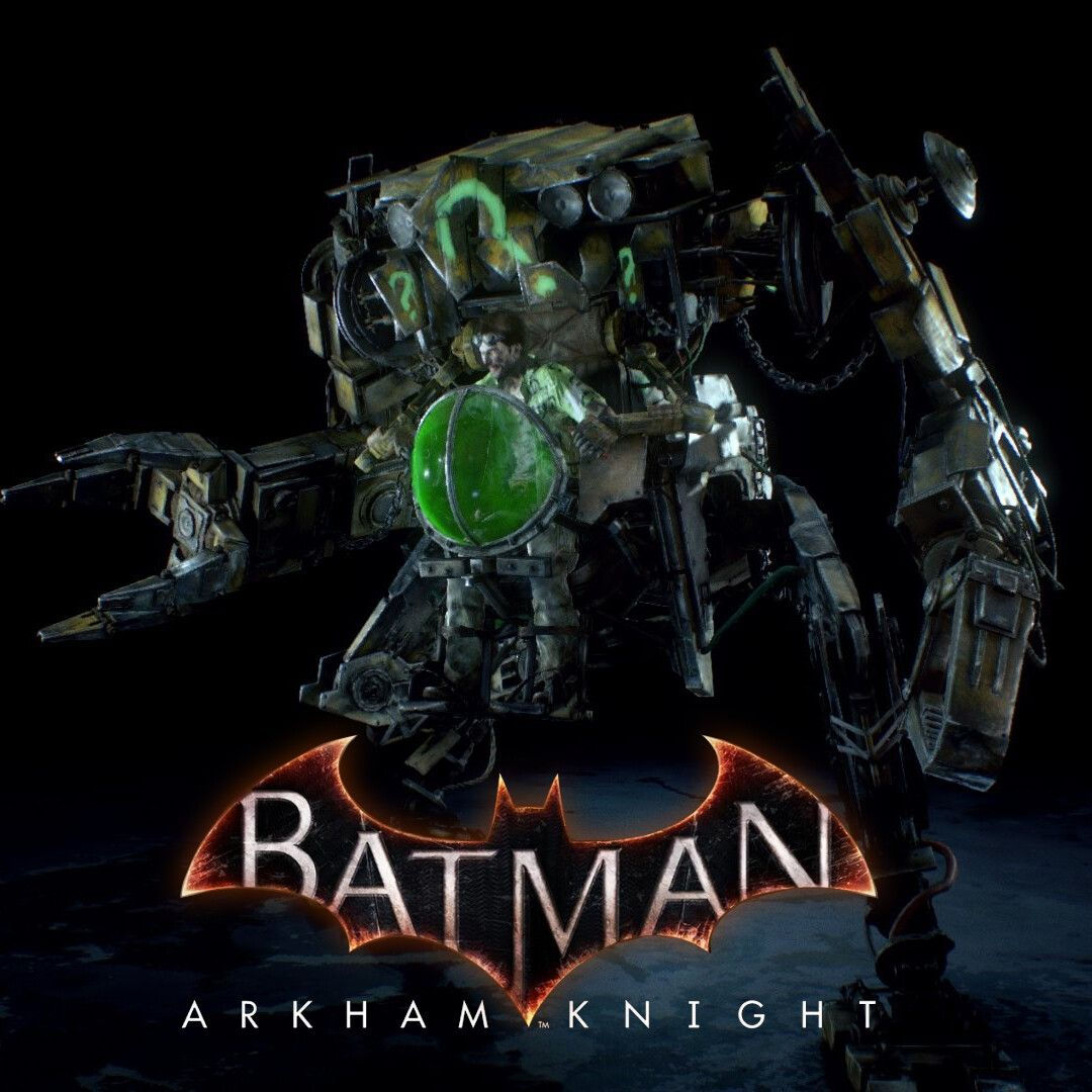 Wallpaper #ru_eSpMBMN-XEVvV9jmm141 Batman Arkham Knight Riddler Kaiju Mech Character the Riddler