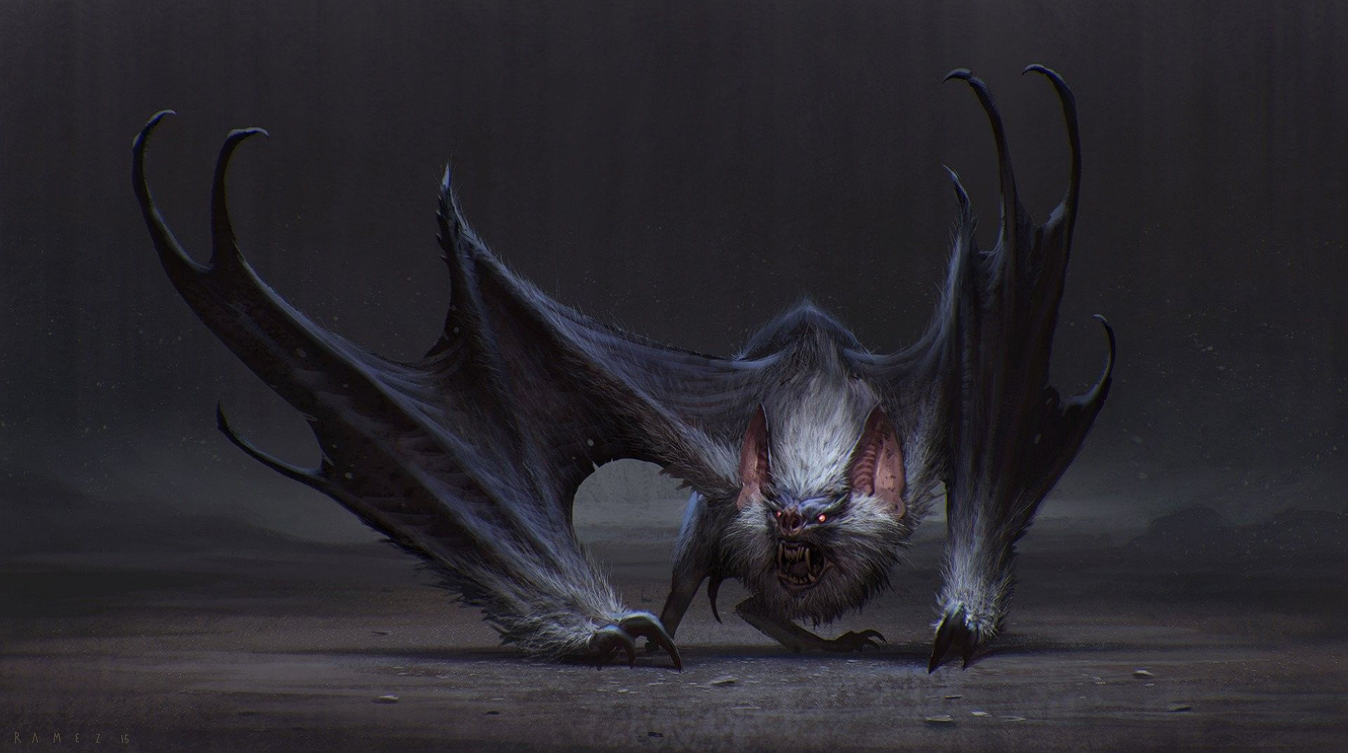 Wallpaper #tRnGHY8BtGB6xQ78iXcL34 Big Bat Fantasy Beasts Fantasy Creatures Creature Concept Art