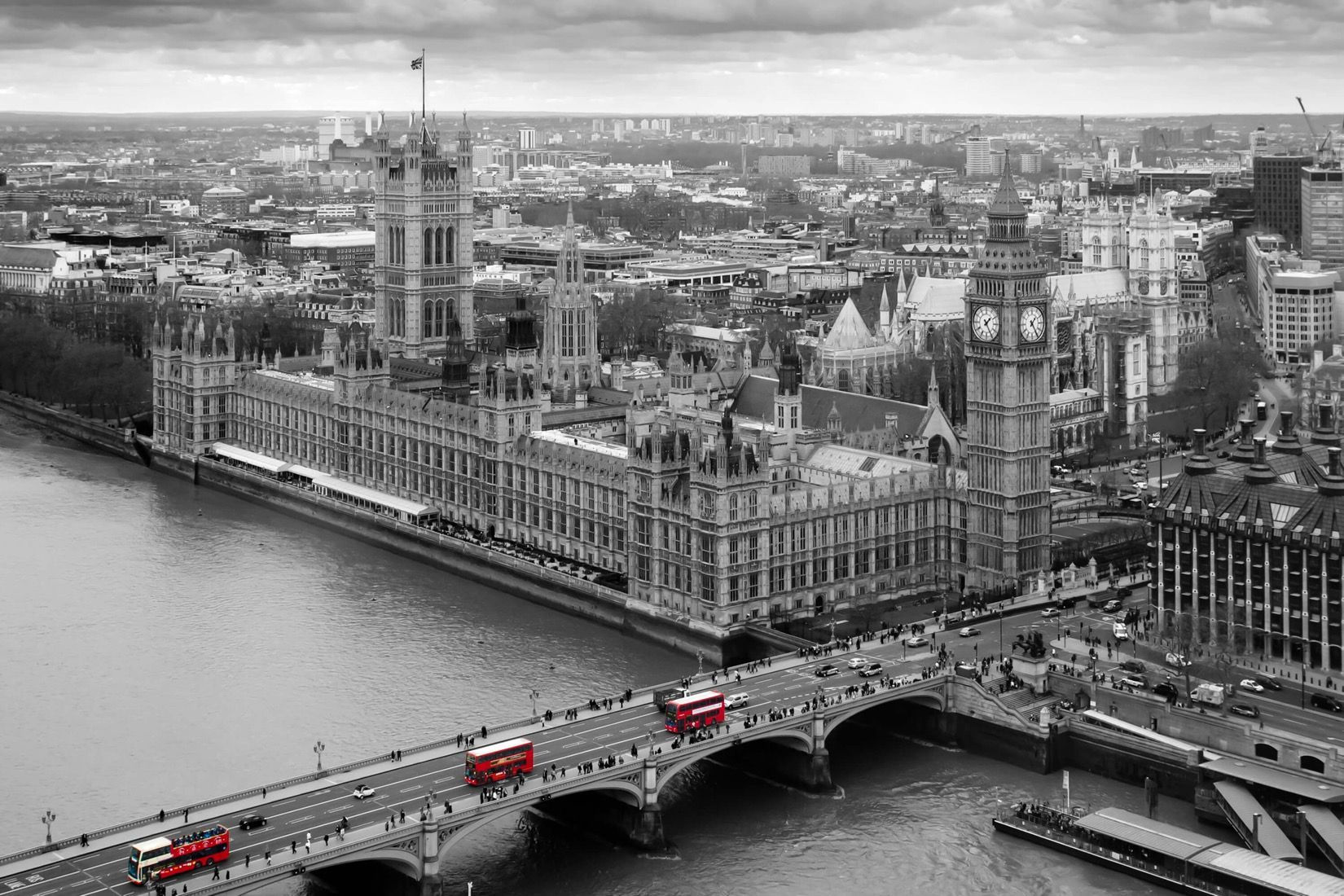 Wallpaper #2WigFZMBSpphPi3-egh-215 Black and White Westminster Wall Mural Custom Made to Suit Your Wall