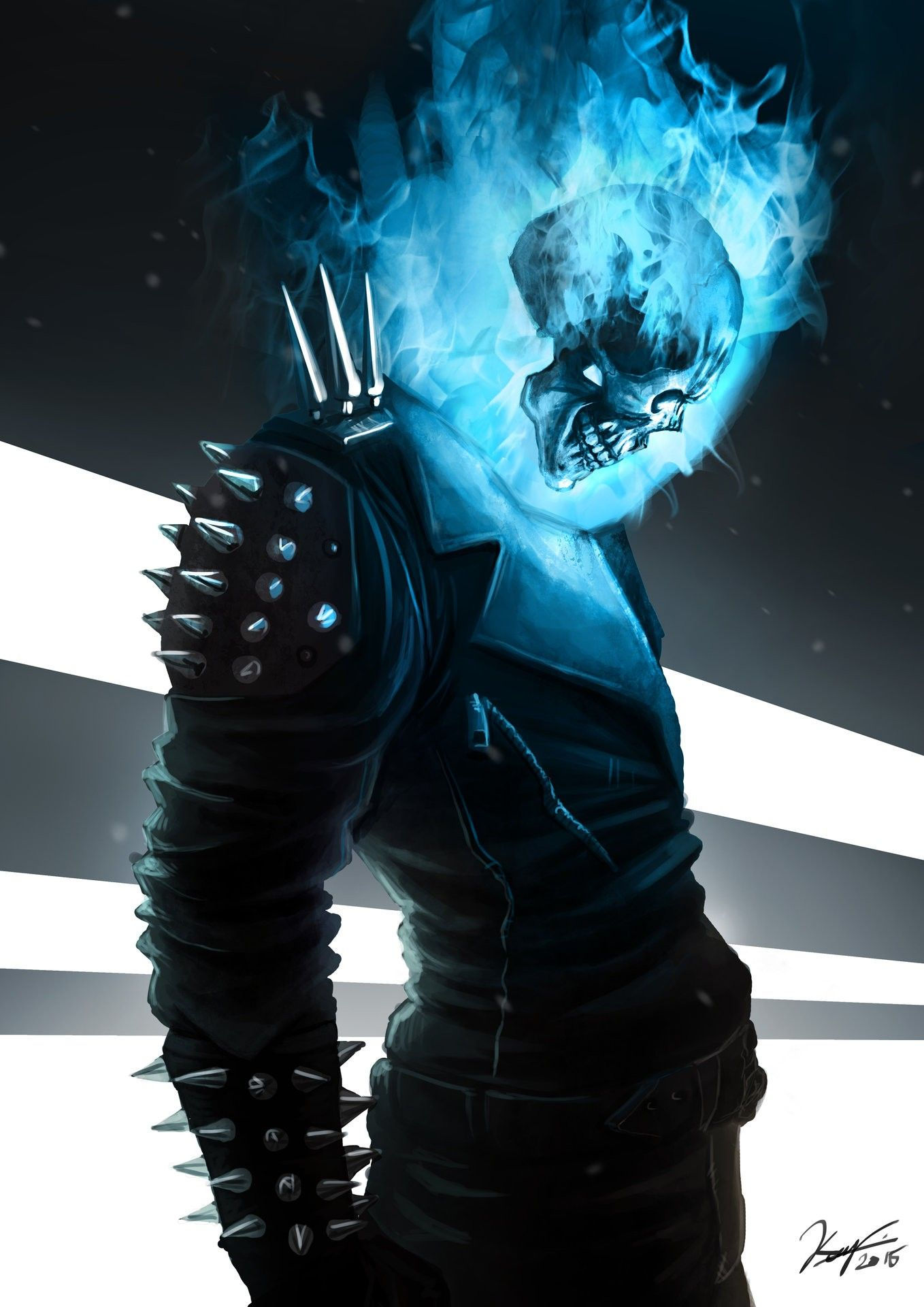 Wallpaper #4_QTOpMBKFX8bn3r23cf32 Ghost Rider Blue Ghost Rider Ghost Rider Marvel Ghost Rider Johnny