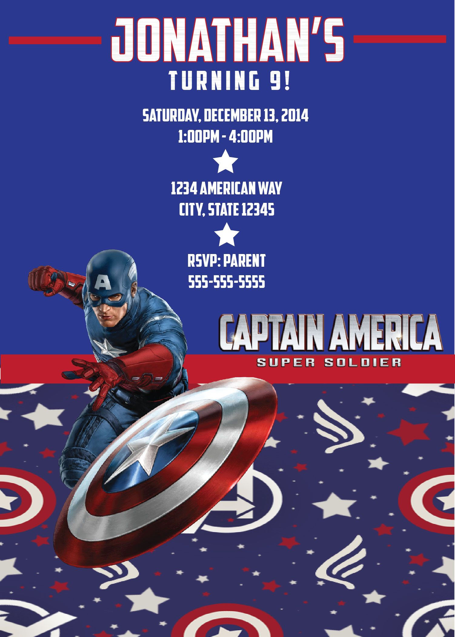 Wallpaper #ExkbEI8BtGB6xQ78xV6e26 10 Marvels Captain America Birthday Invite Captain America