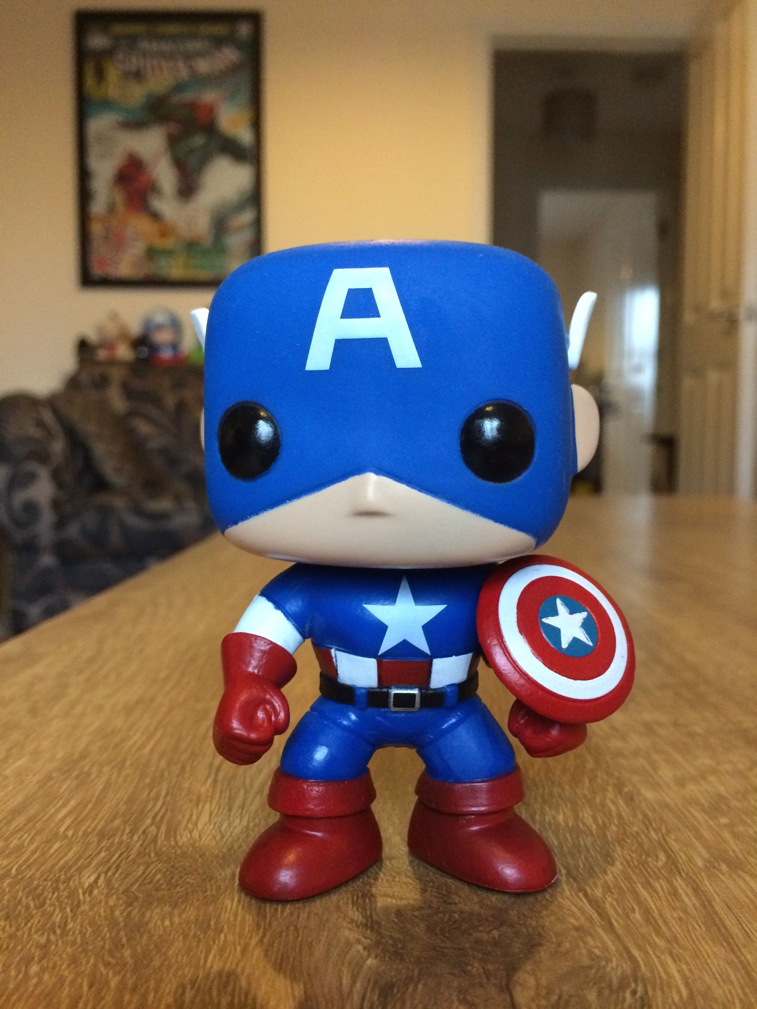 Wallpaper #36VyOJMBVBiSkHCa6I2W63 Captain America Pop Vinyl Figure