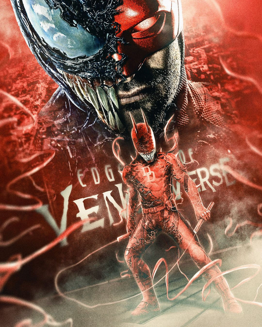 Wallpaper #jWgOF5MBSpphPi3-qA1h31 Artstation Edge of Venomverse Daredevil X Venom Nick Tam Marvel