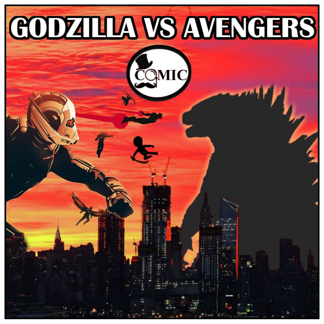 Wallpaper #SWe28JIBSpphPi3-aGii343 Godzilla vs Avengers En Los Comics Crossover Toho Marvel