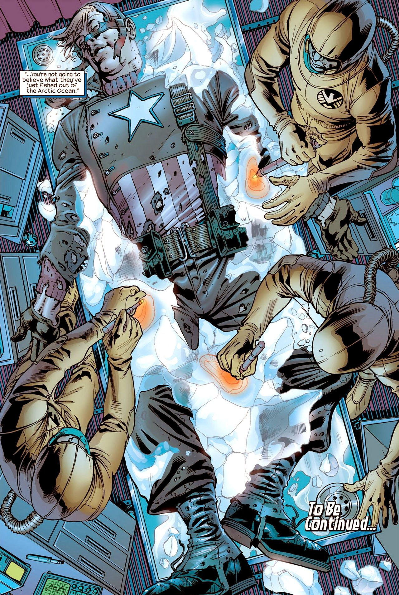 Wallpaper #5RmANo8BtGB6xQ7836LF36 The Ultimates Captain America by Bryan Hitch Comic Heroes Marvel