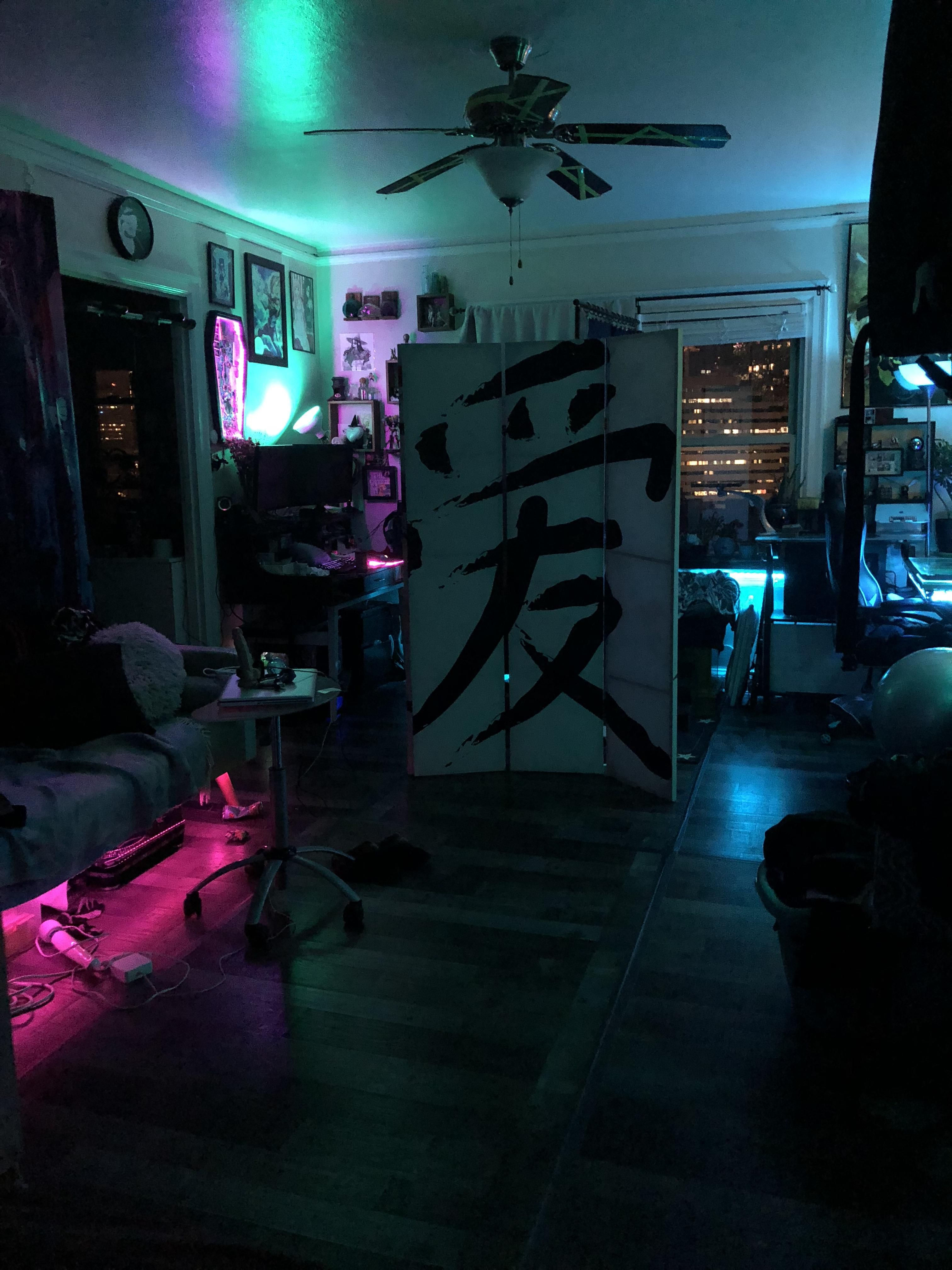 Wallpaper #P2cdEpMBSpphPi3-vvqw161 My Apartment Am I Cyberpunk Yet Cyberpunk Diseno De Sala De Juegos