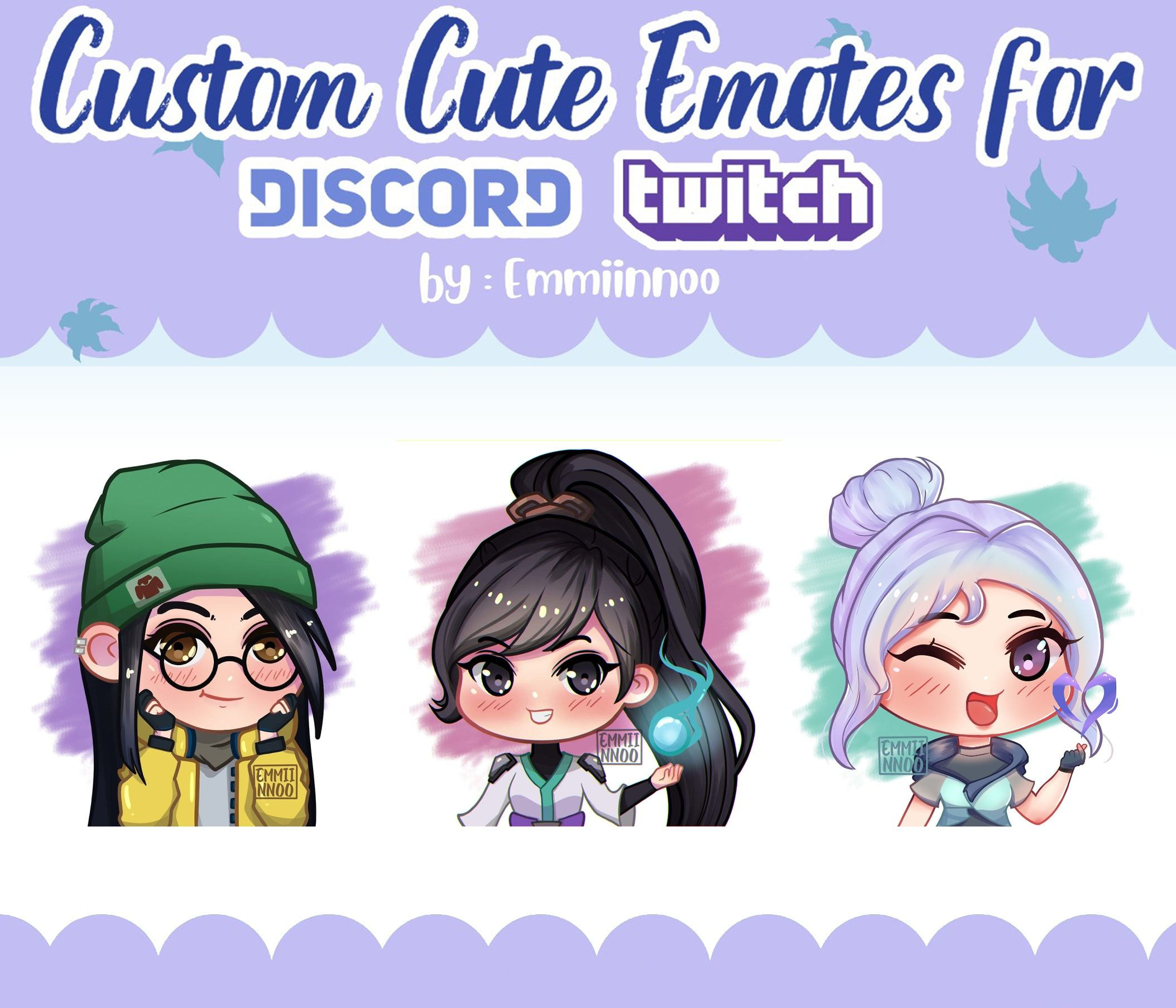 Wallpaper #F551B Jett Valorant Chibi Twitch Emotes Pakket Discord Etsy Nederland